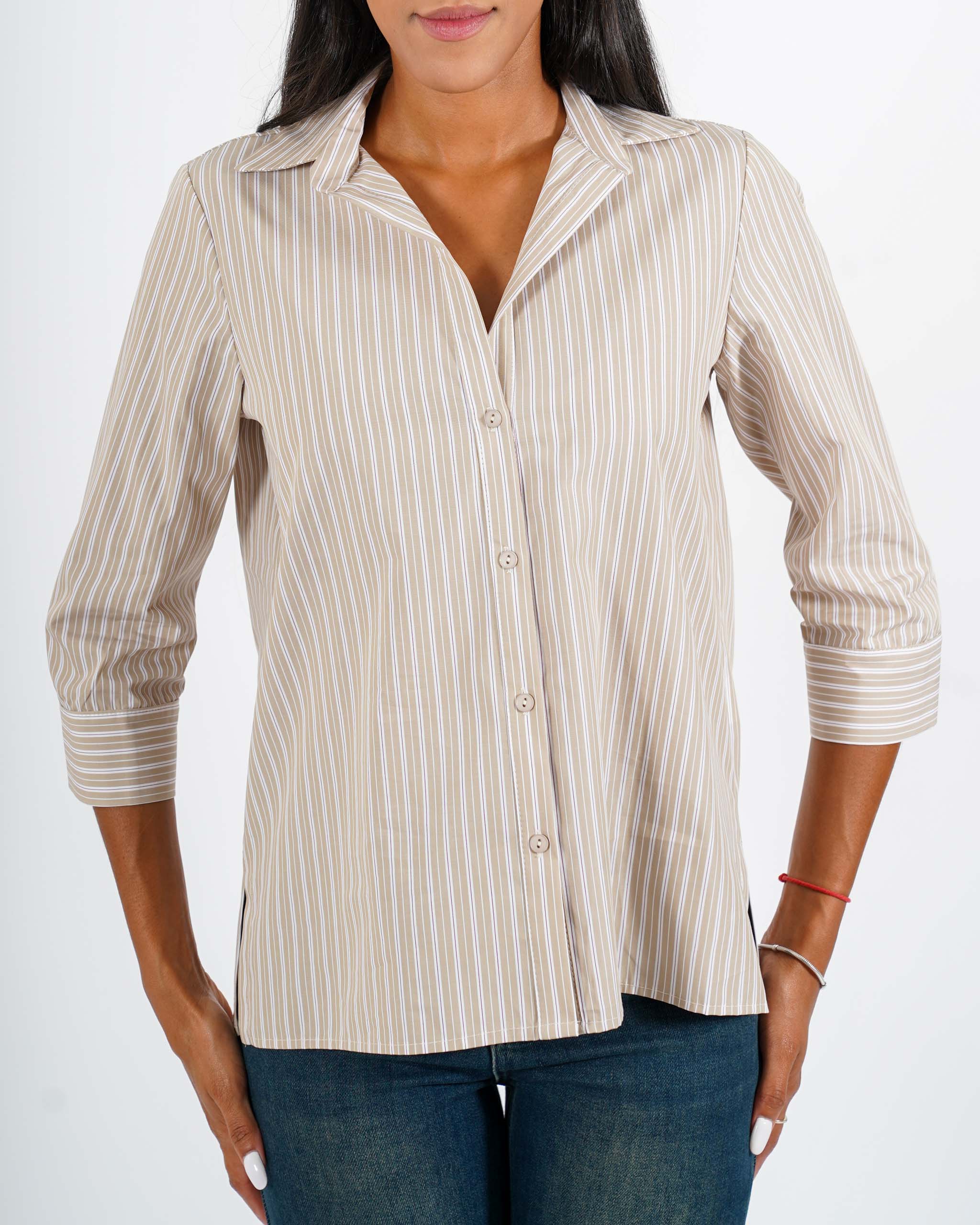 Camicia slim fit in cotone - Vorbek