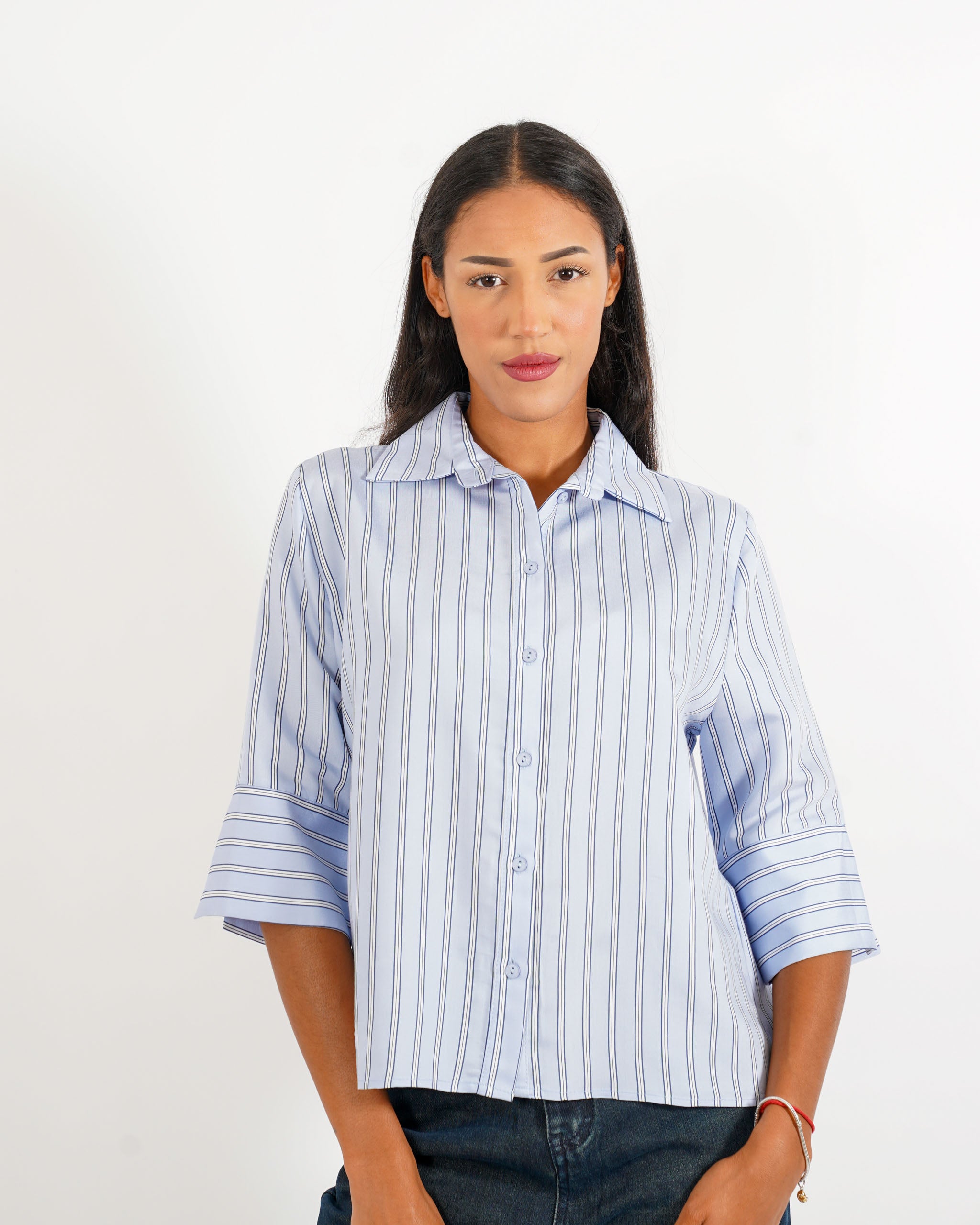 Camicia rigata in cotone - Nuoro - Hope Fashion