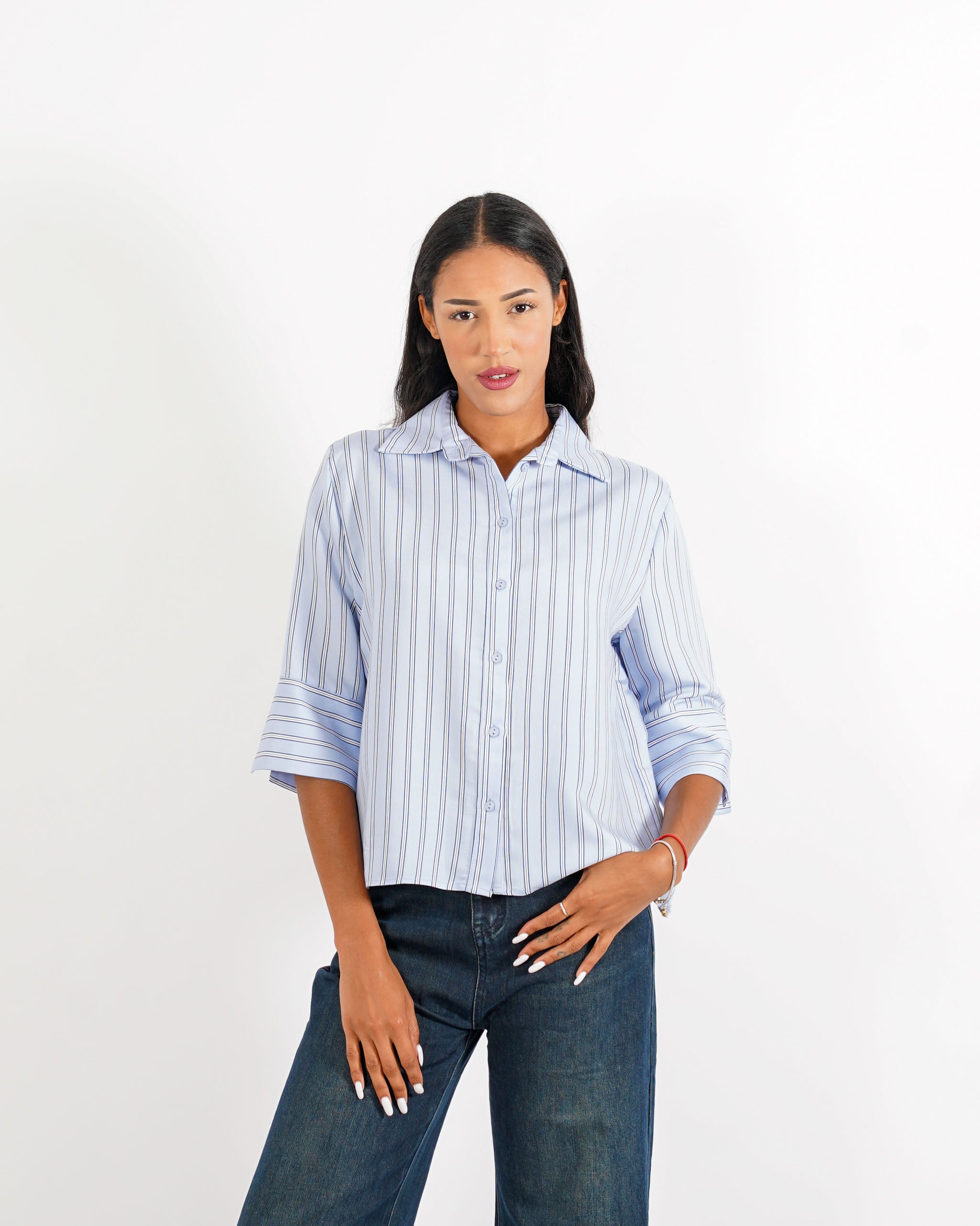 Camicia rigata in cotone - Nuoro - Hope Fashion