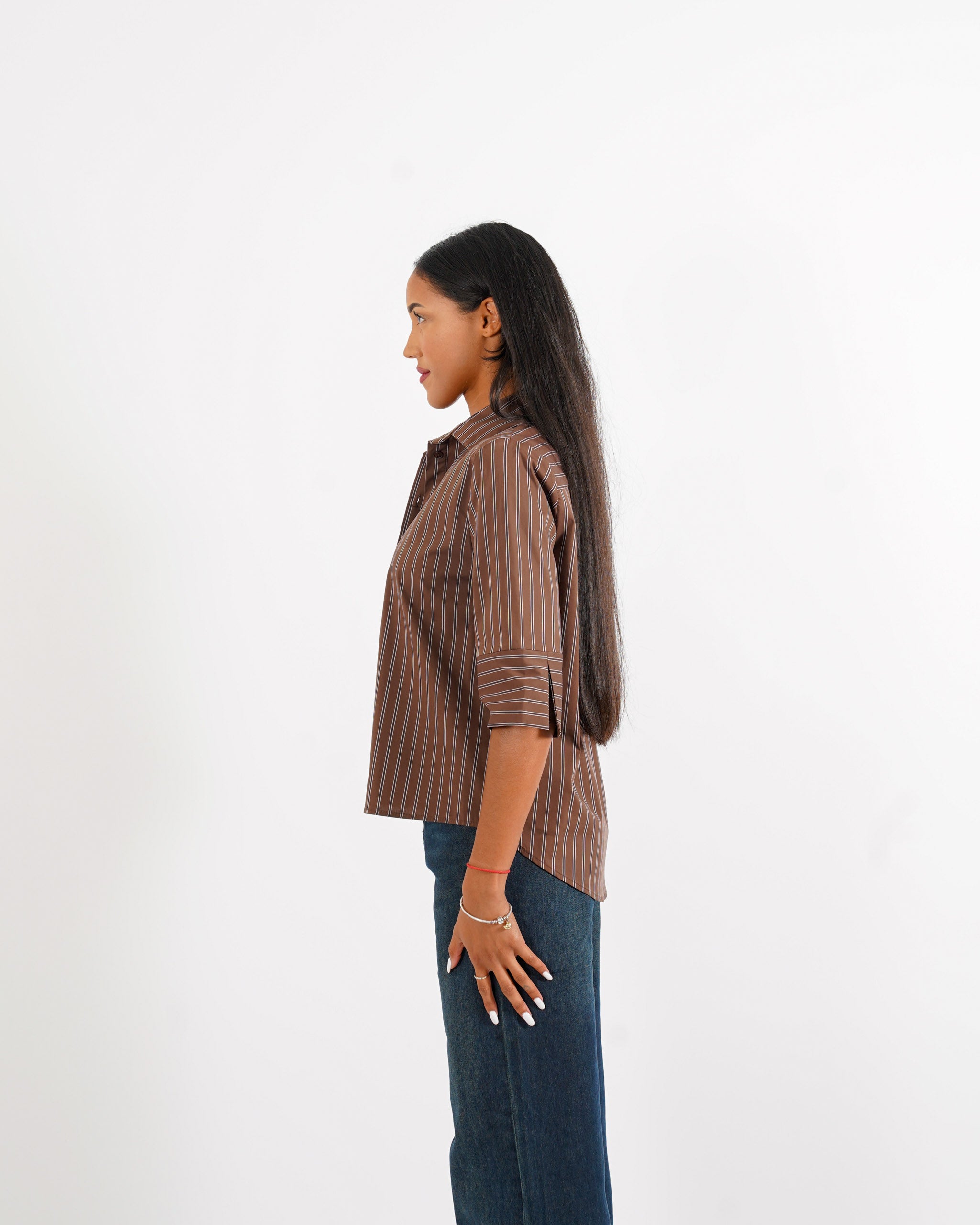 Camicia rigata in cotone - Nuoro - Hope Fashion