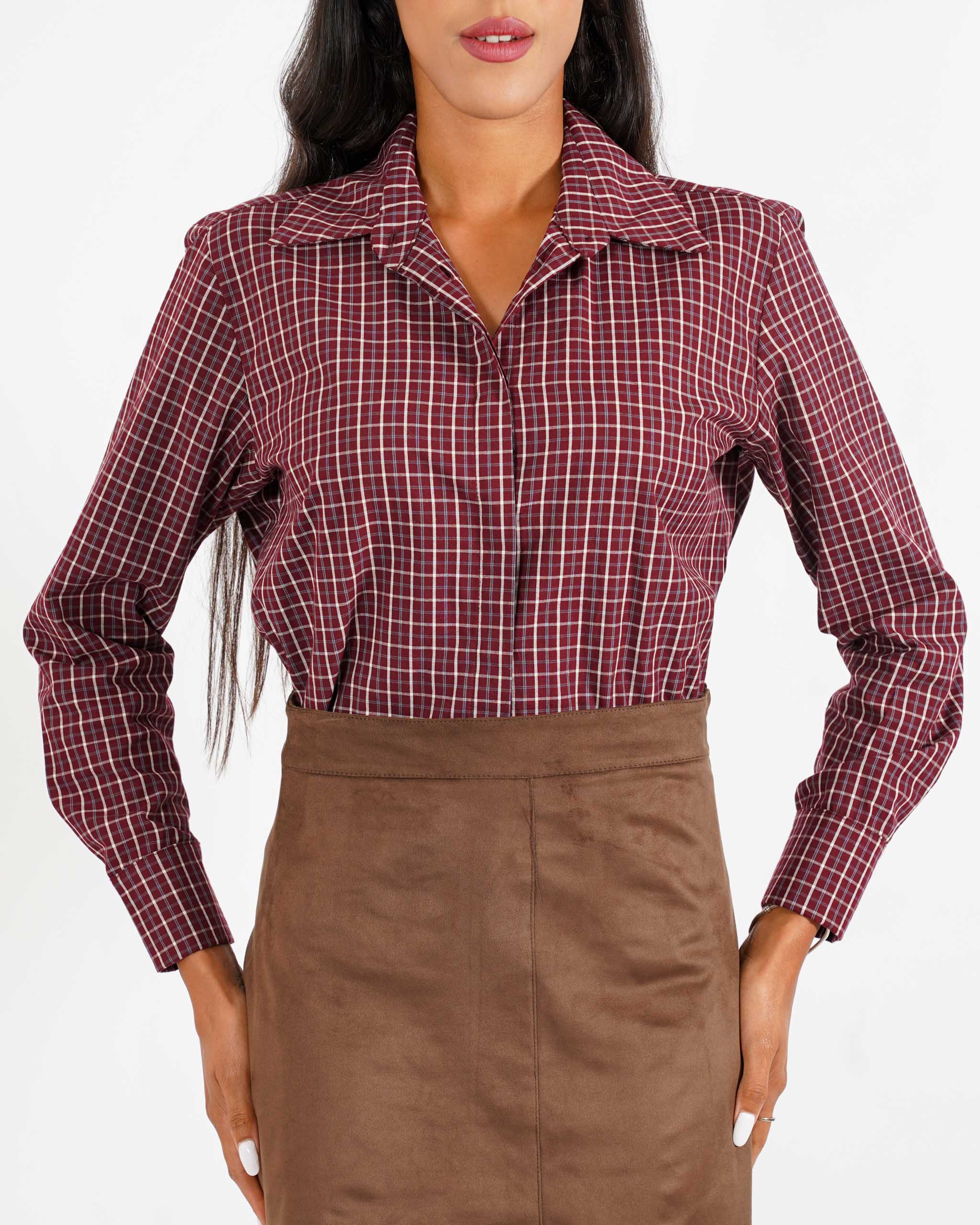 Camicia rigata basic in cotone - Fulvia