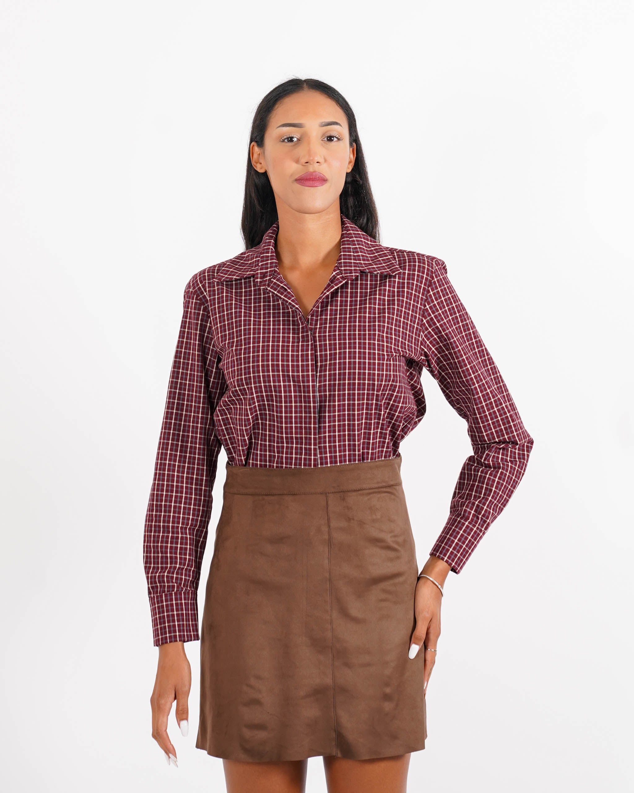 Camicia rigata basic in cotone - Fulvia