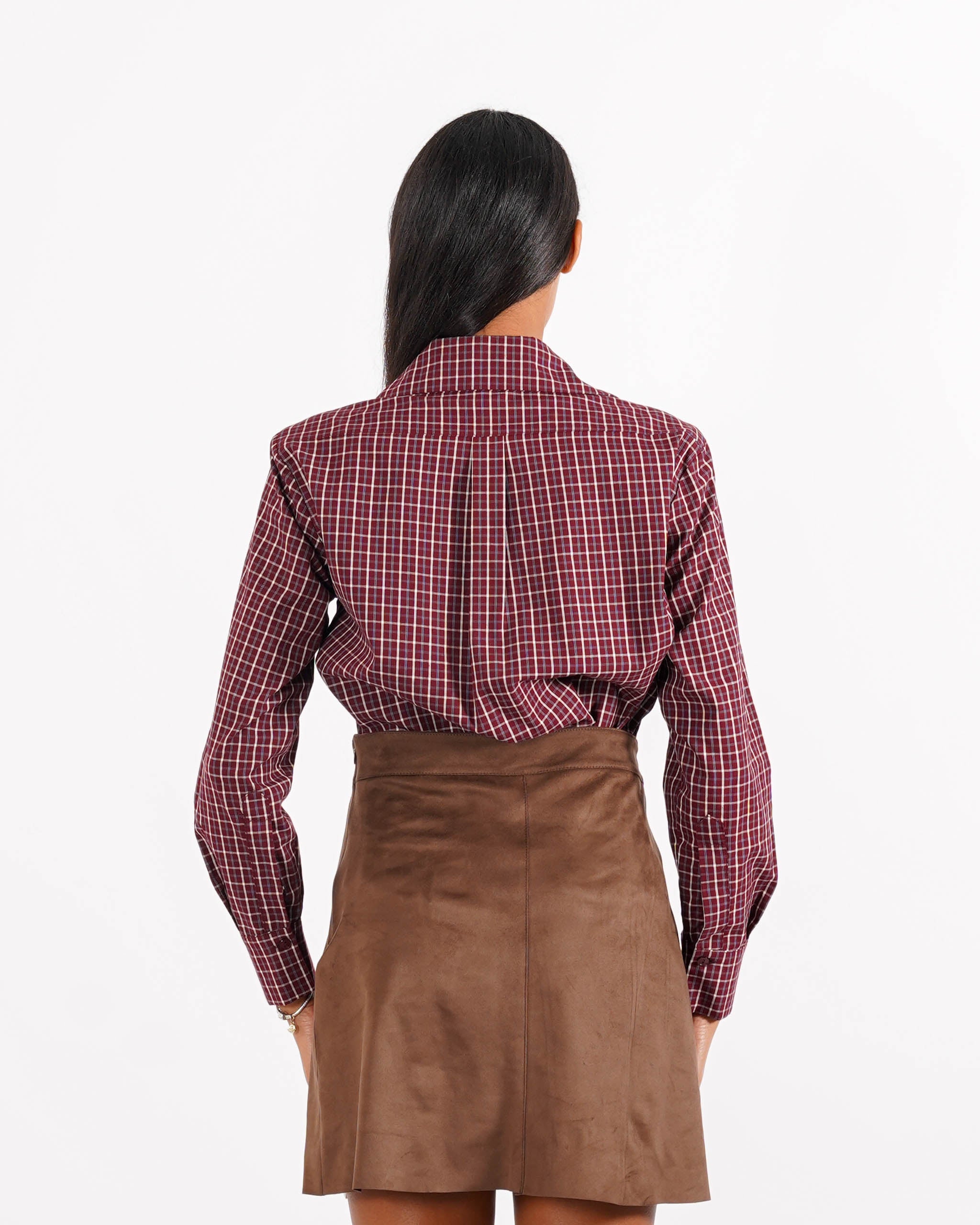 Camicia rigata basic in cotone - Fulvia