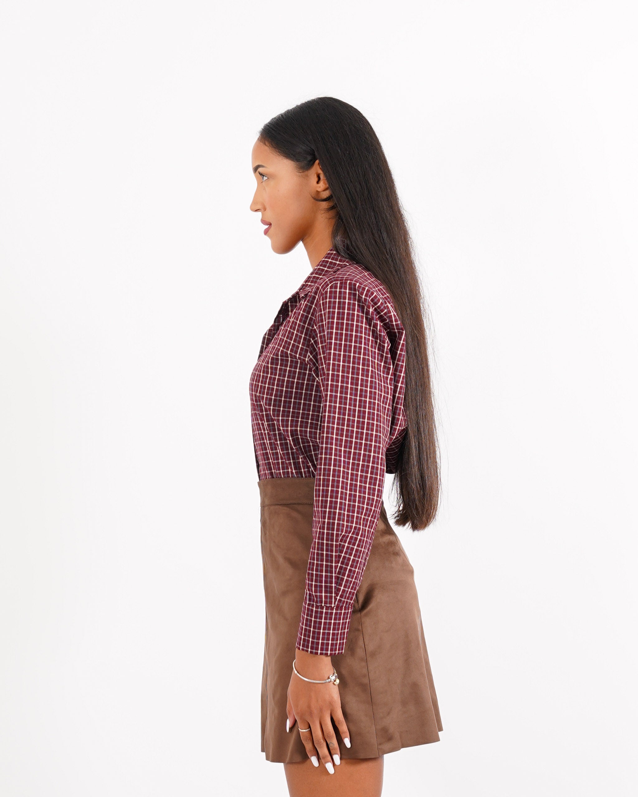 Camicia rigata basic in cotone - Fulvia