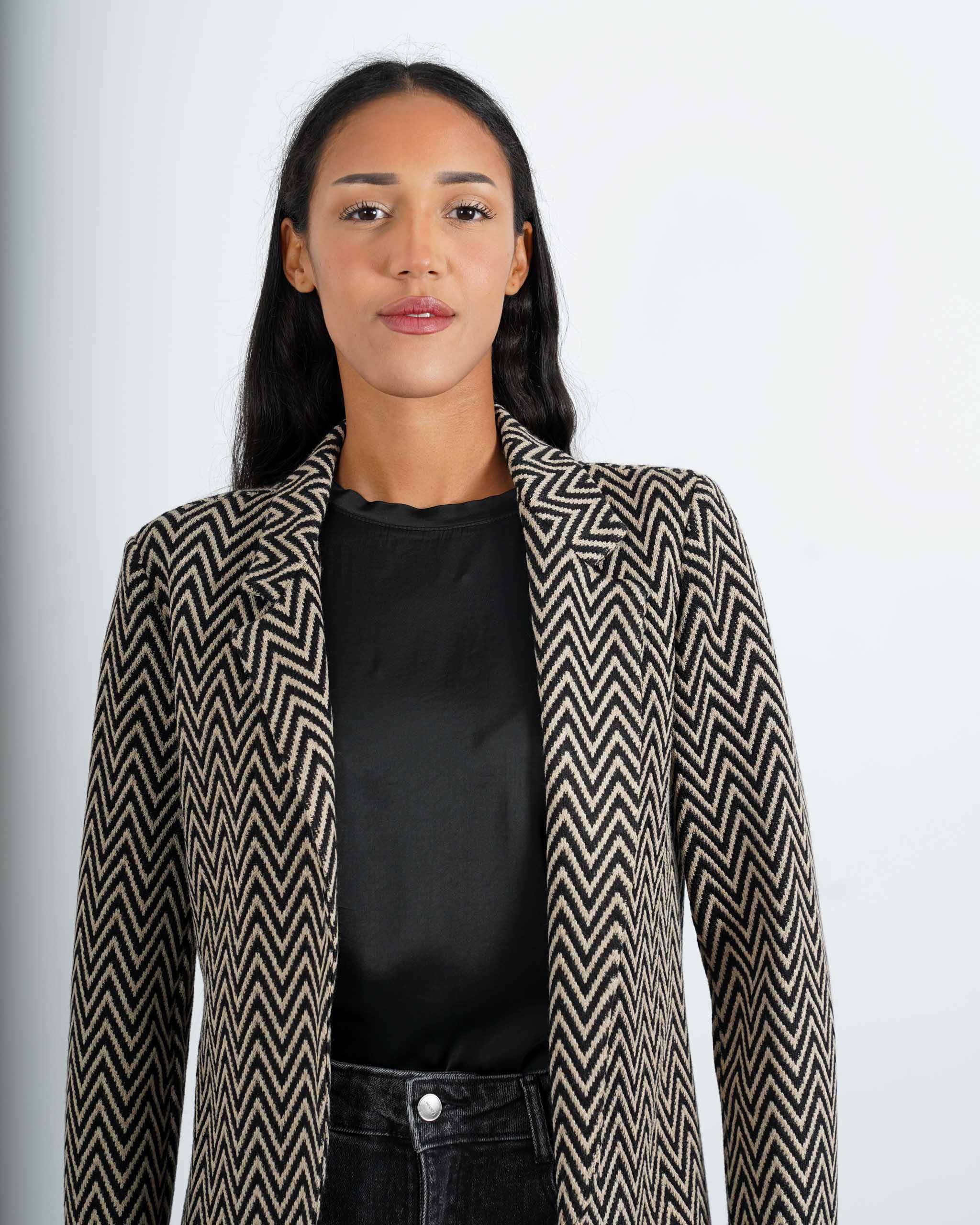 Giacca aperta slim fit in punto stoffa - Willis