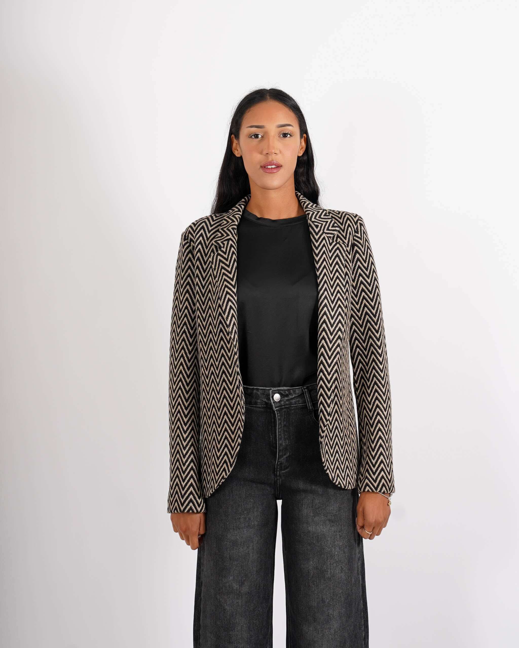 Giacca aperta slim fit in punto stoffa - Willis - Hope Fashion