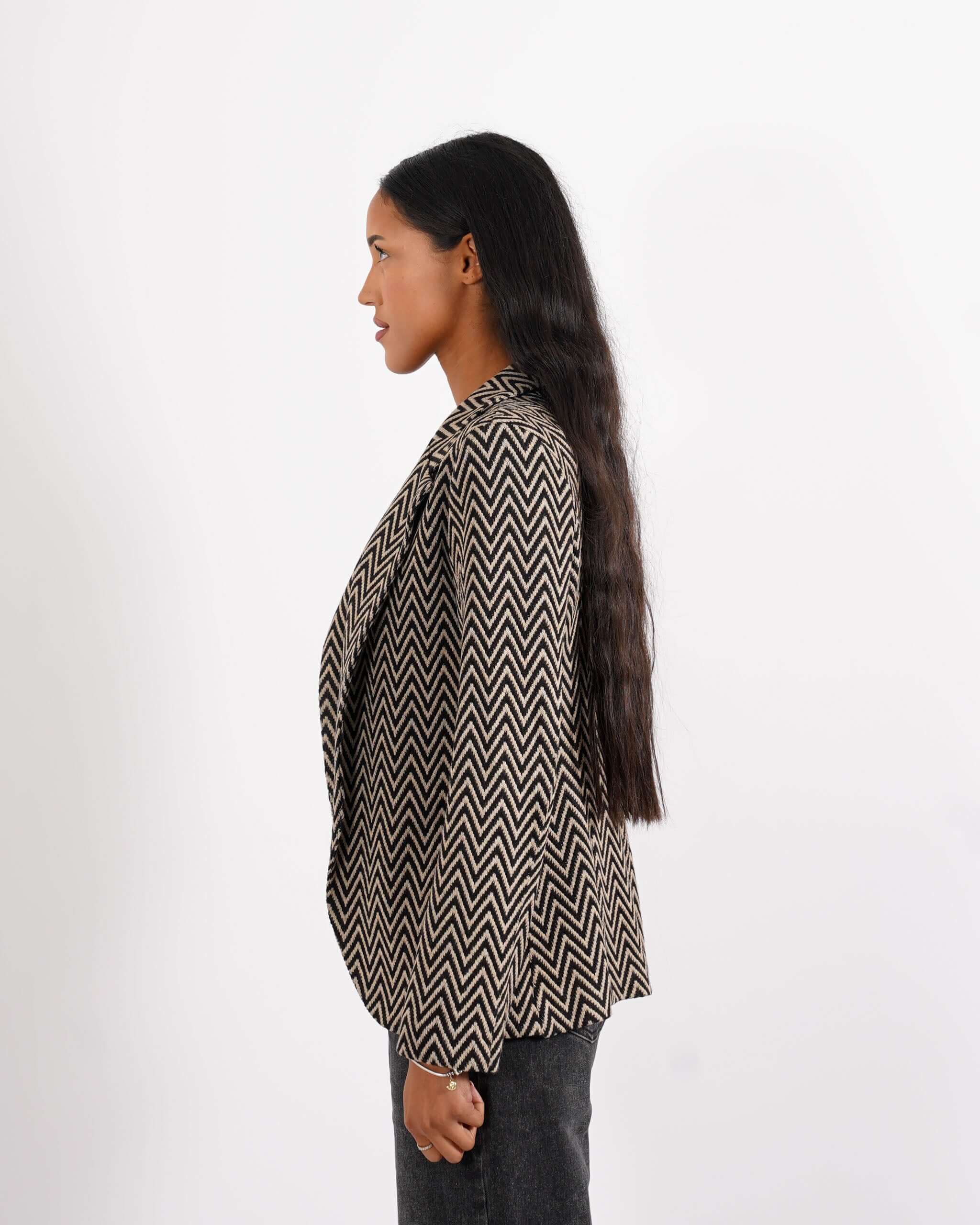 Giacca aperta slim fit in punto stoffa - Willis - Hope Fashion