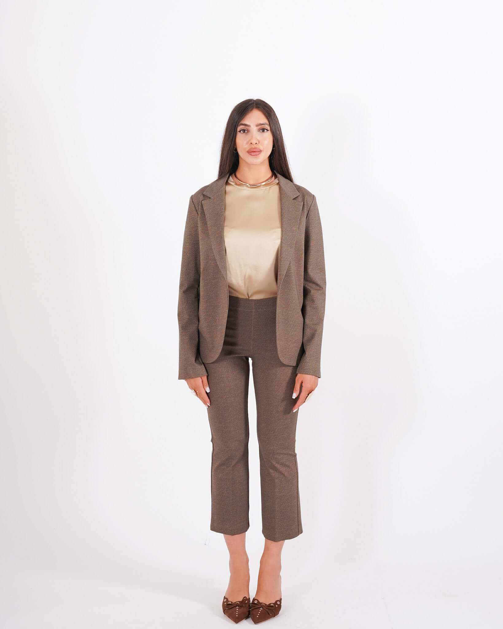 Giacca aperta slim fit in punto stoffa - Willis