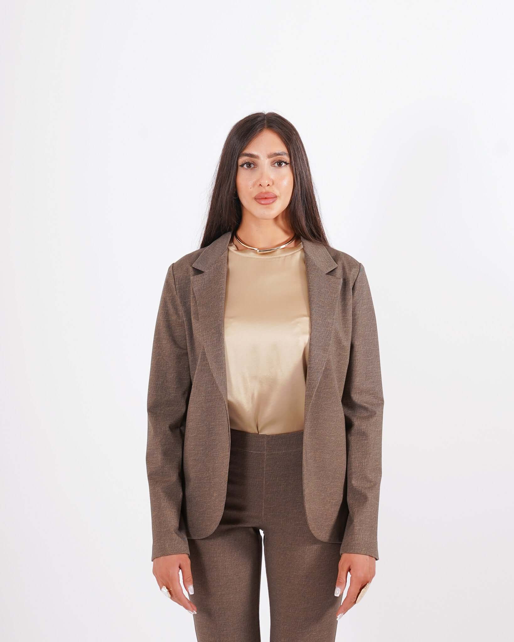 Giacca aperta slim fit in punto stoffa - Willis