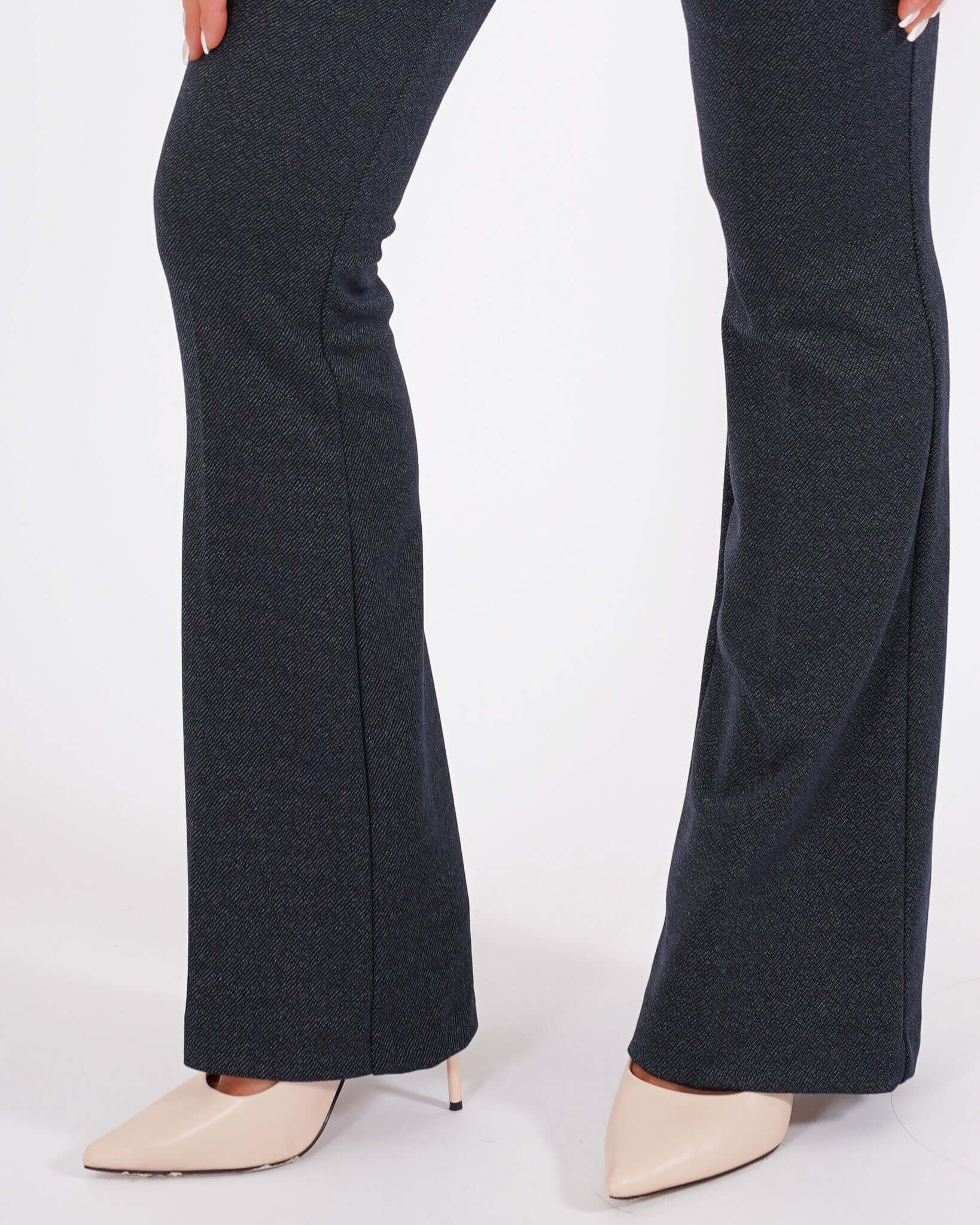 Pantaloni a zampa in punto stoffa - Morales - Hope Fashion
