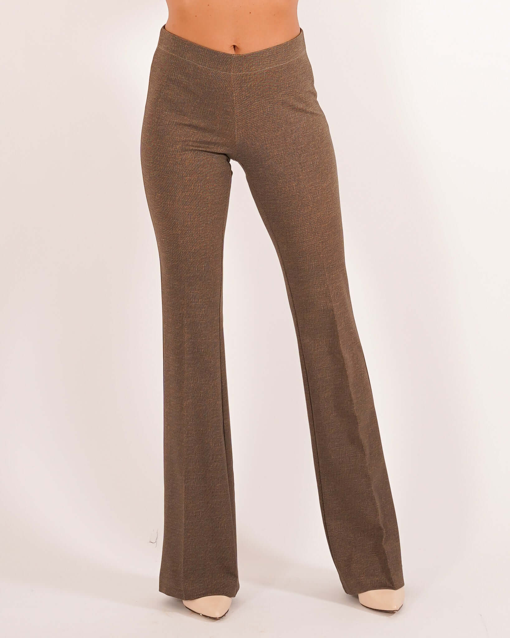 Pantaloni a zampa in punto stoffa - Morales - Hope Fashion