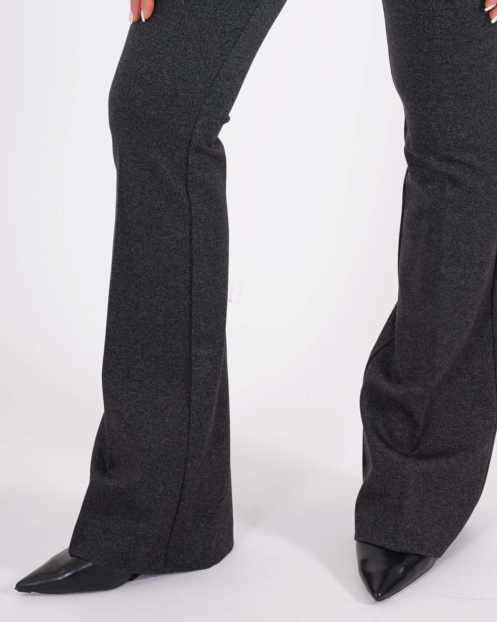 Pantaloni a zampa in punto stoffa - Morales - Hope Fashion