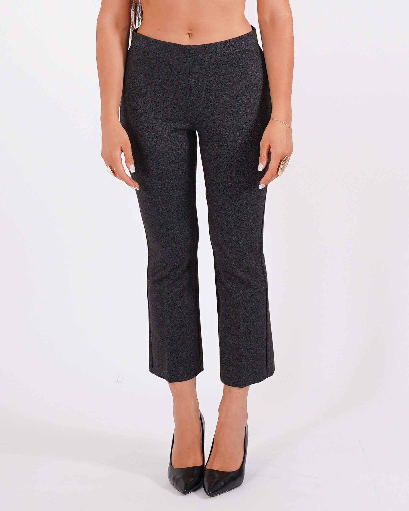 Pantaloni a trombetta in tessuto stretch - Taipei - Hope Fashion