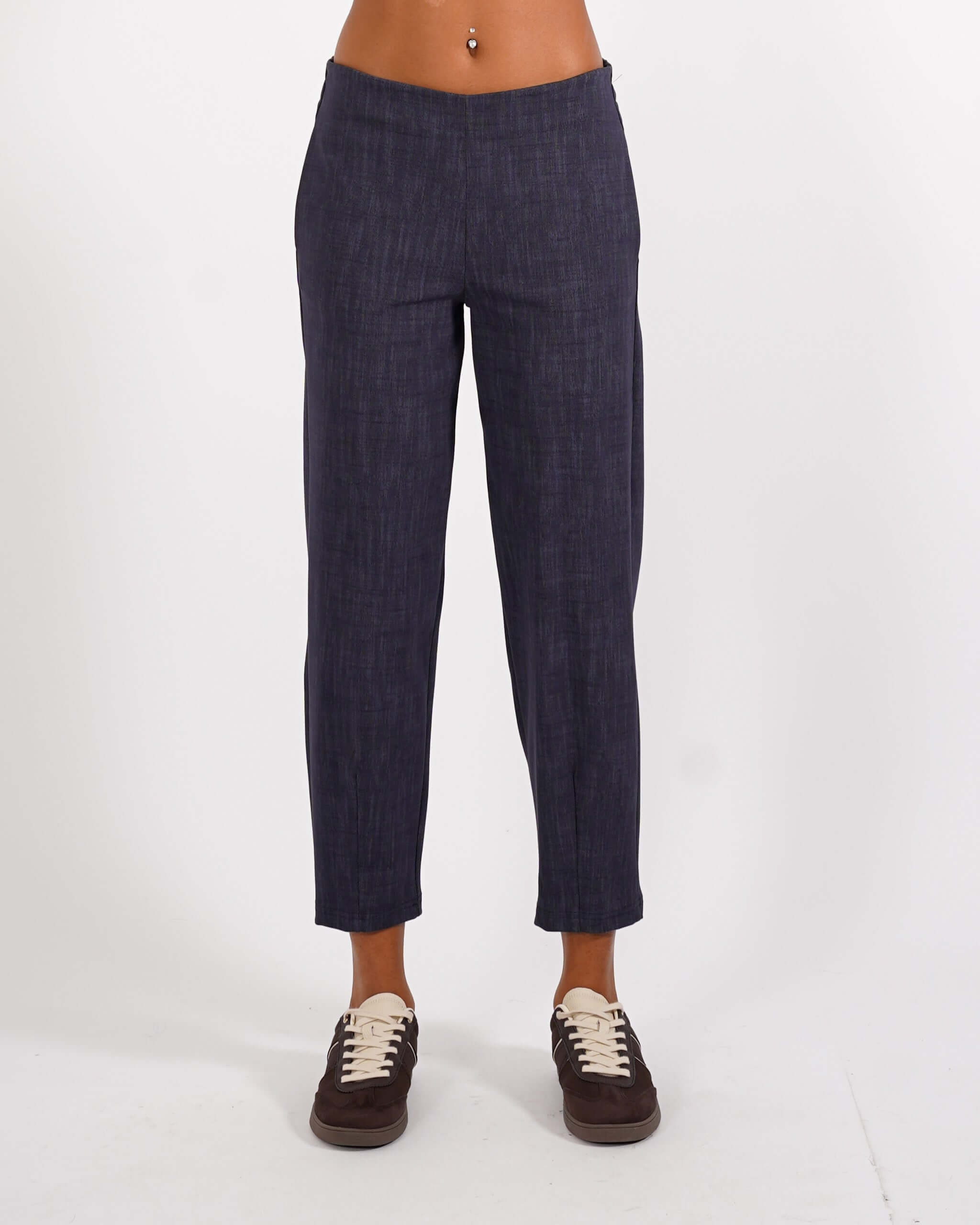 Pantaloni baloon in denim stretch - Ortigia - Hope Fashion