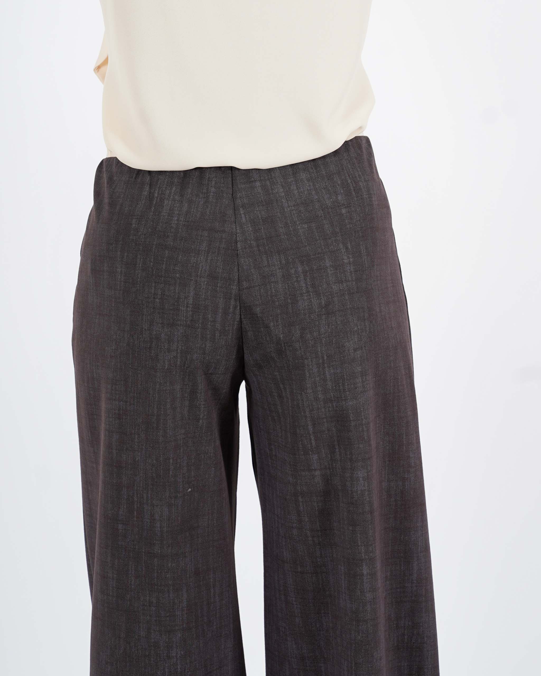 Jeans stretch gamba larga con vita regolare - Chiara