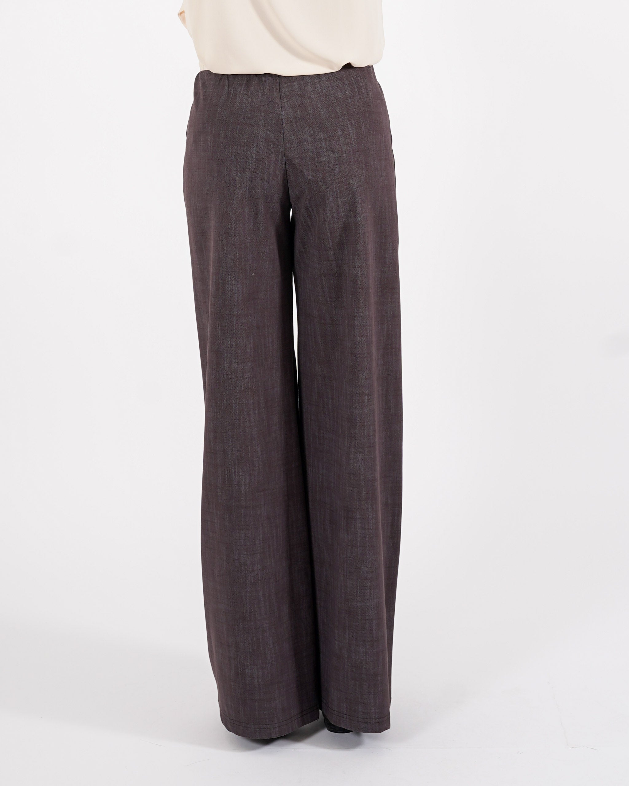 Jeans stretch gamba larga con vita regolare - Chiara