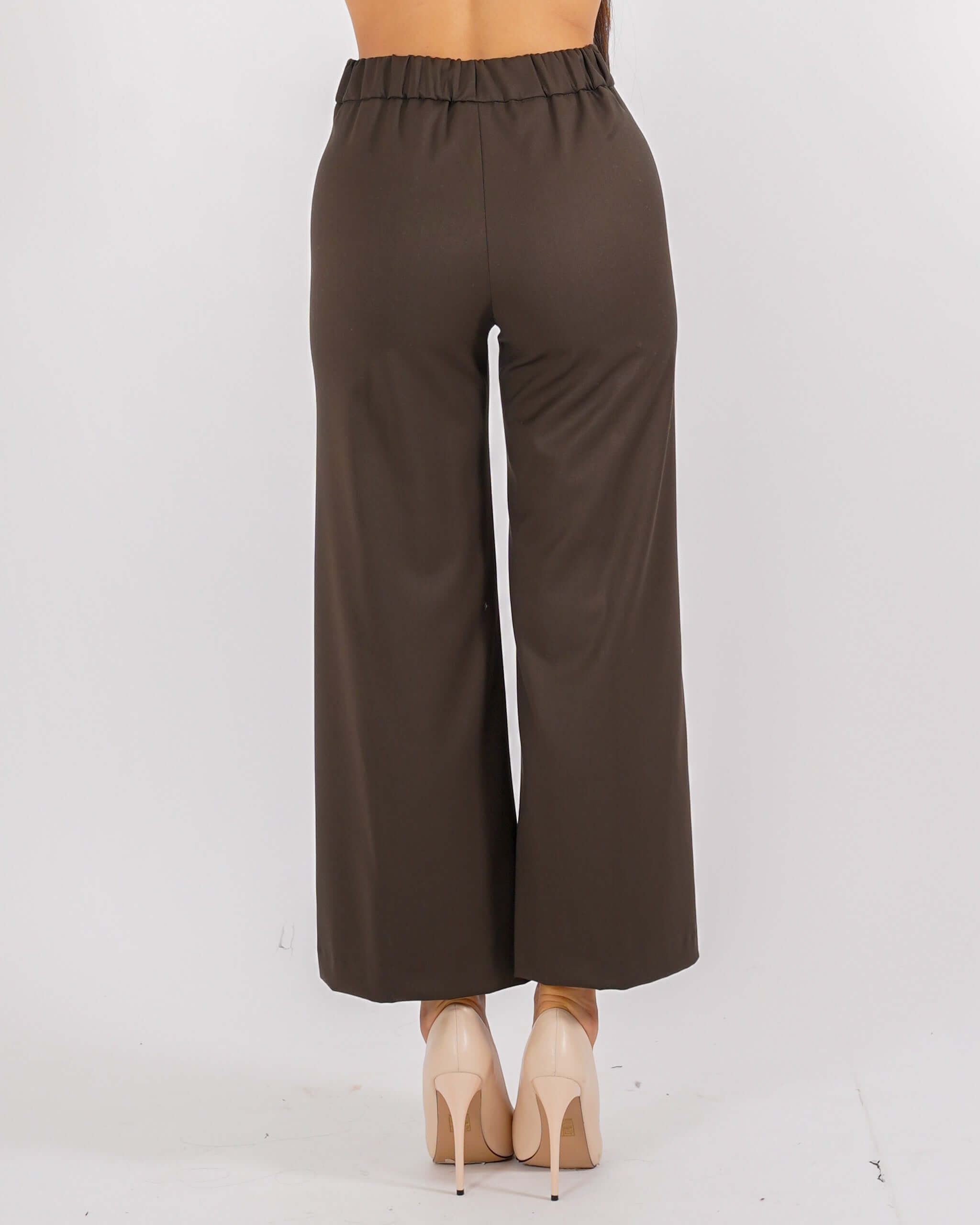 Pantaloni cropped in eco fibra - Manzano