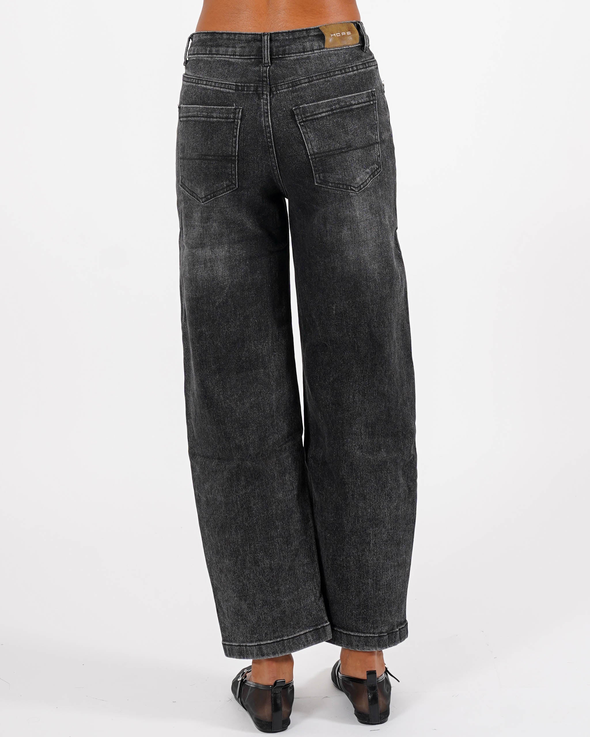 Jeans balloon fit in tela denim - Alfreda