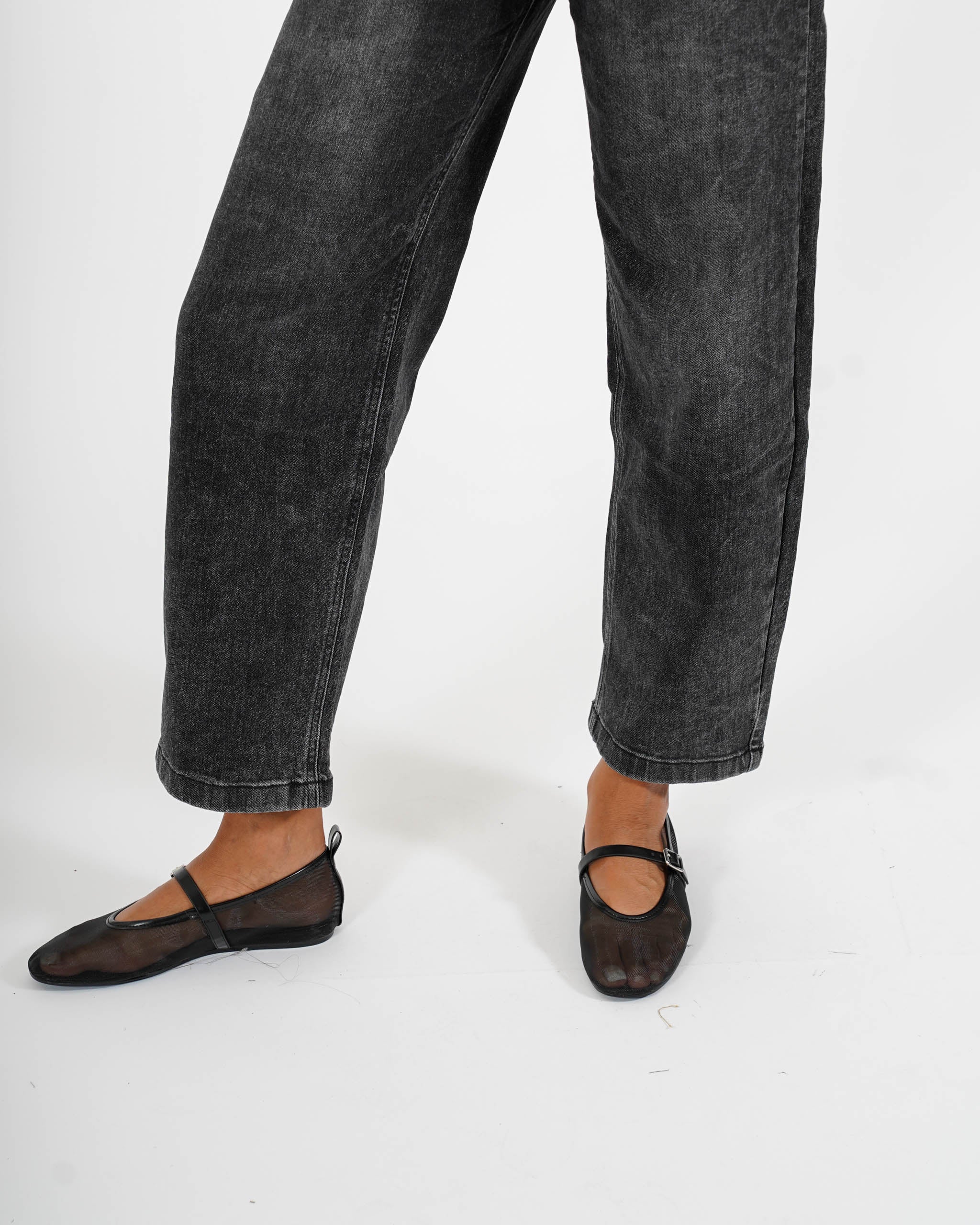 Jeans balloon fit in tela denim - Alfreda