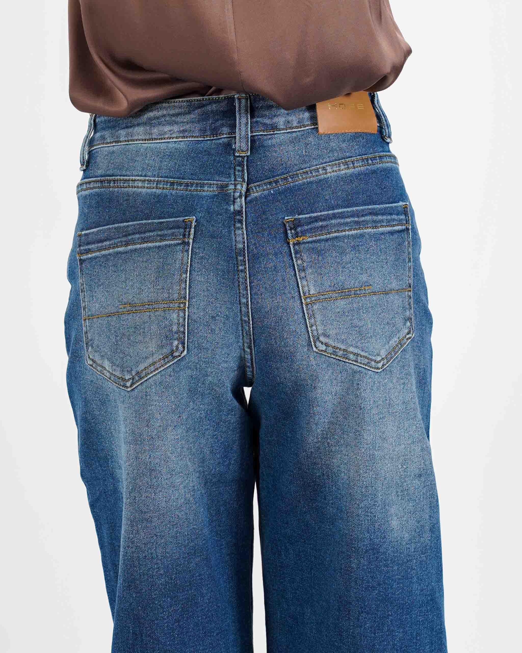 Jeans balloon fit in tela denim - Alona
