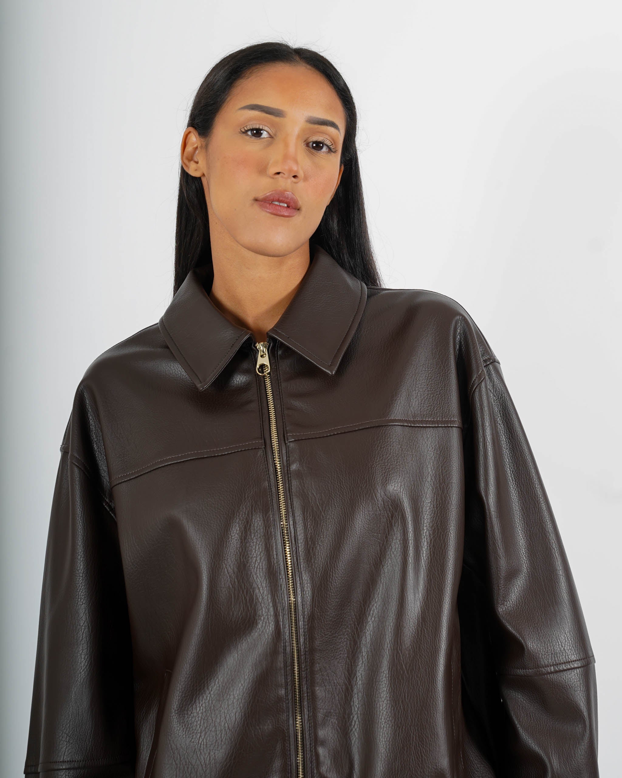 Bomber over in ecopelle - Clementina