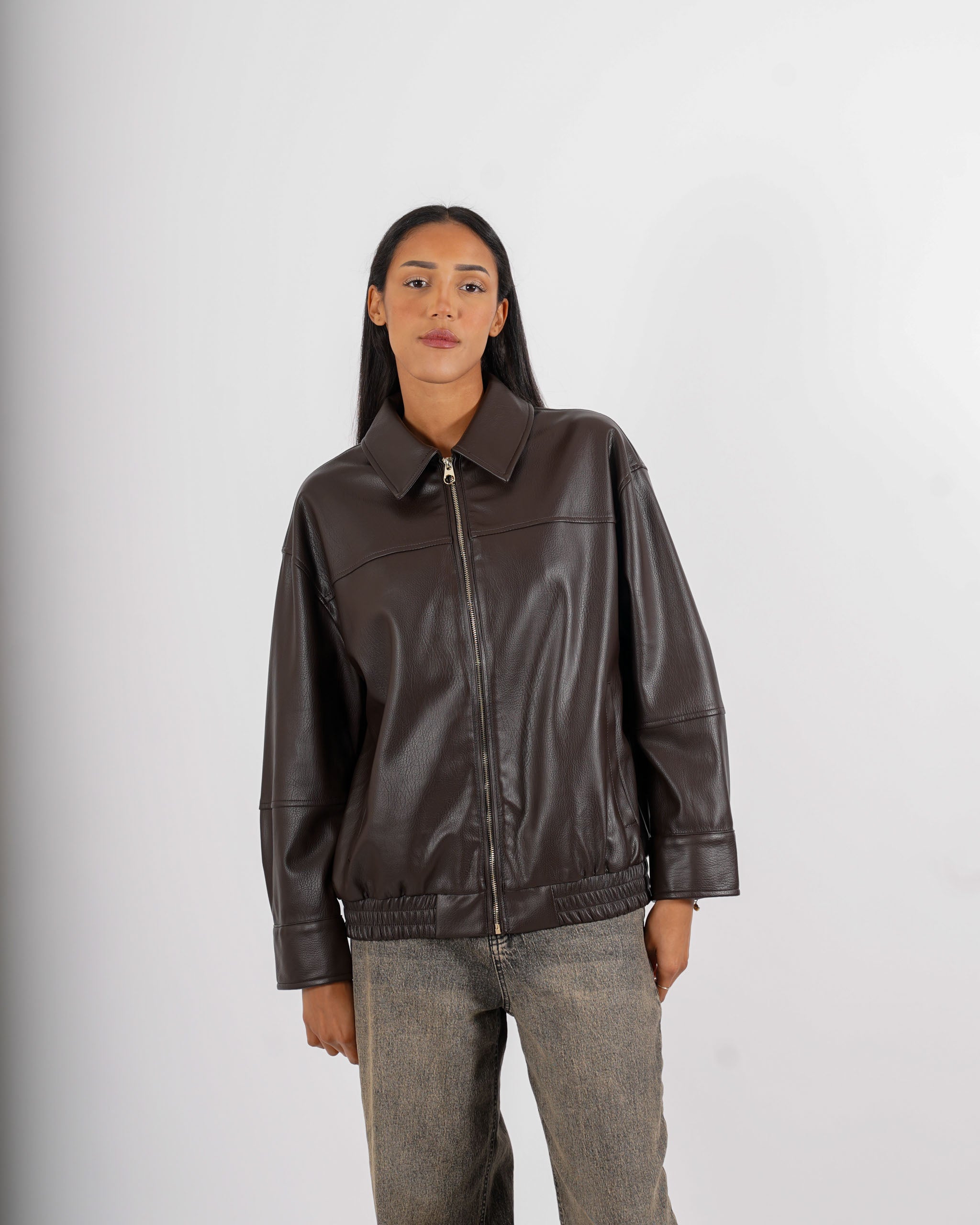 Bomber over in ecopelle - Clementina