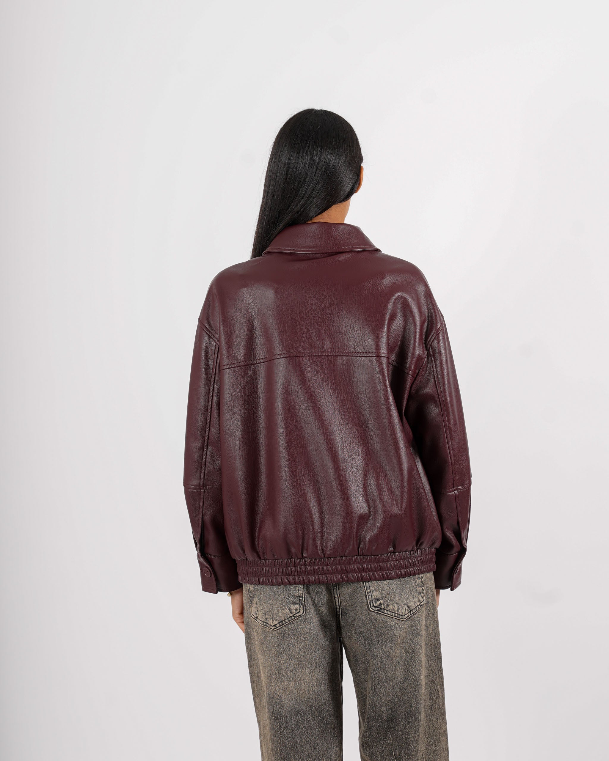 Bomber over in ecopelle - Clementina