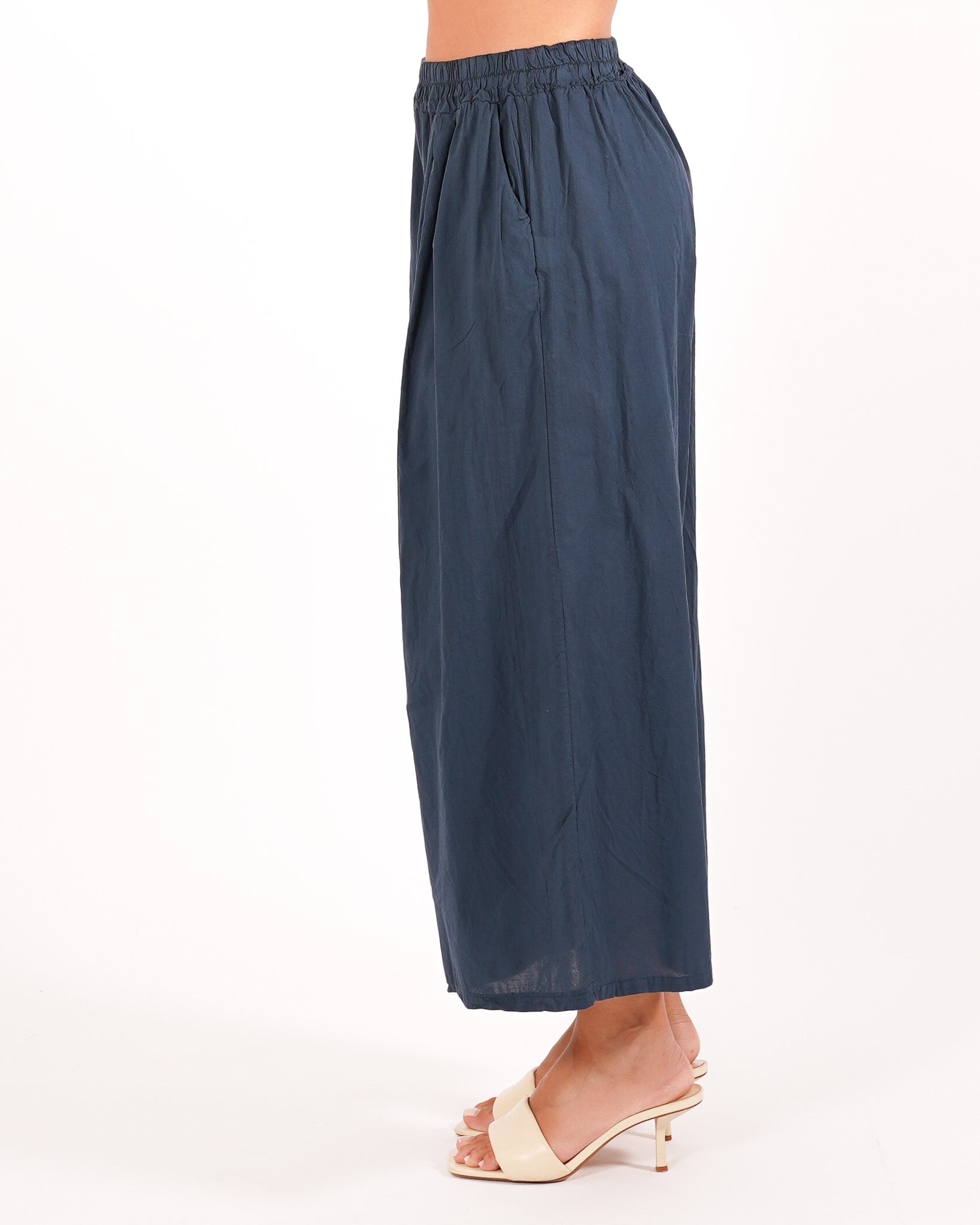 Coordinato camicia con nodo e pantaloni cropped - Dulcinea