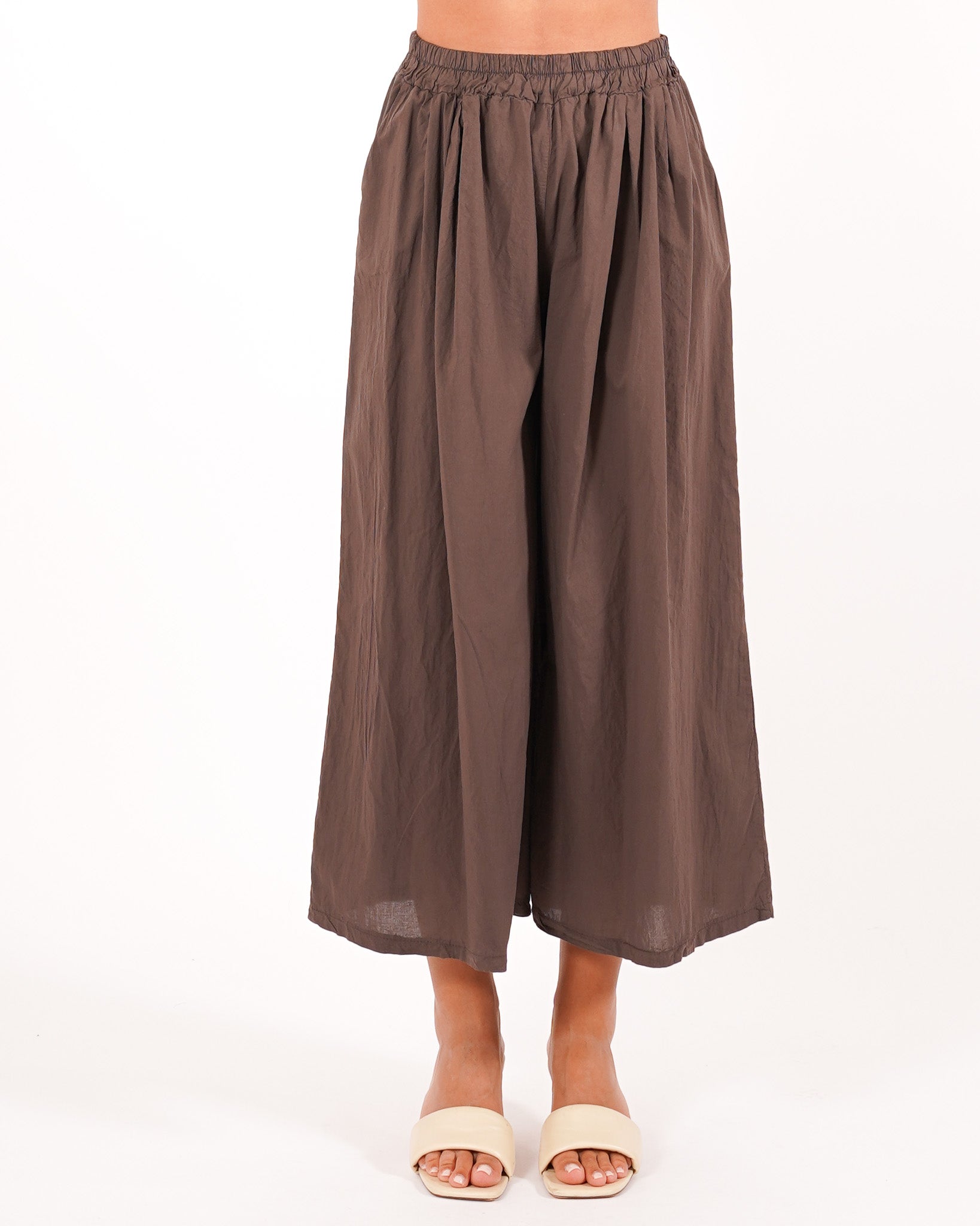 Coordinato camicia con nodo e pantaloni cropped - Dulcinea