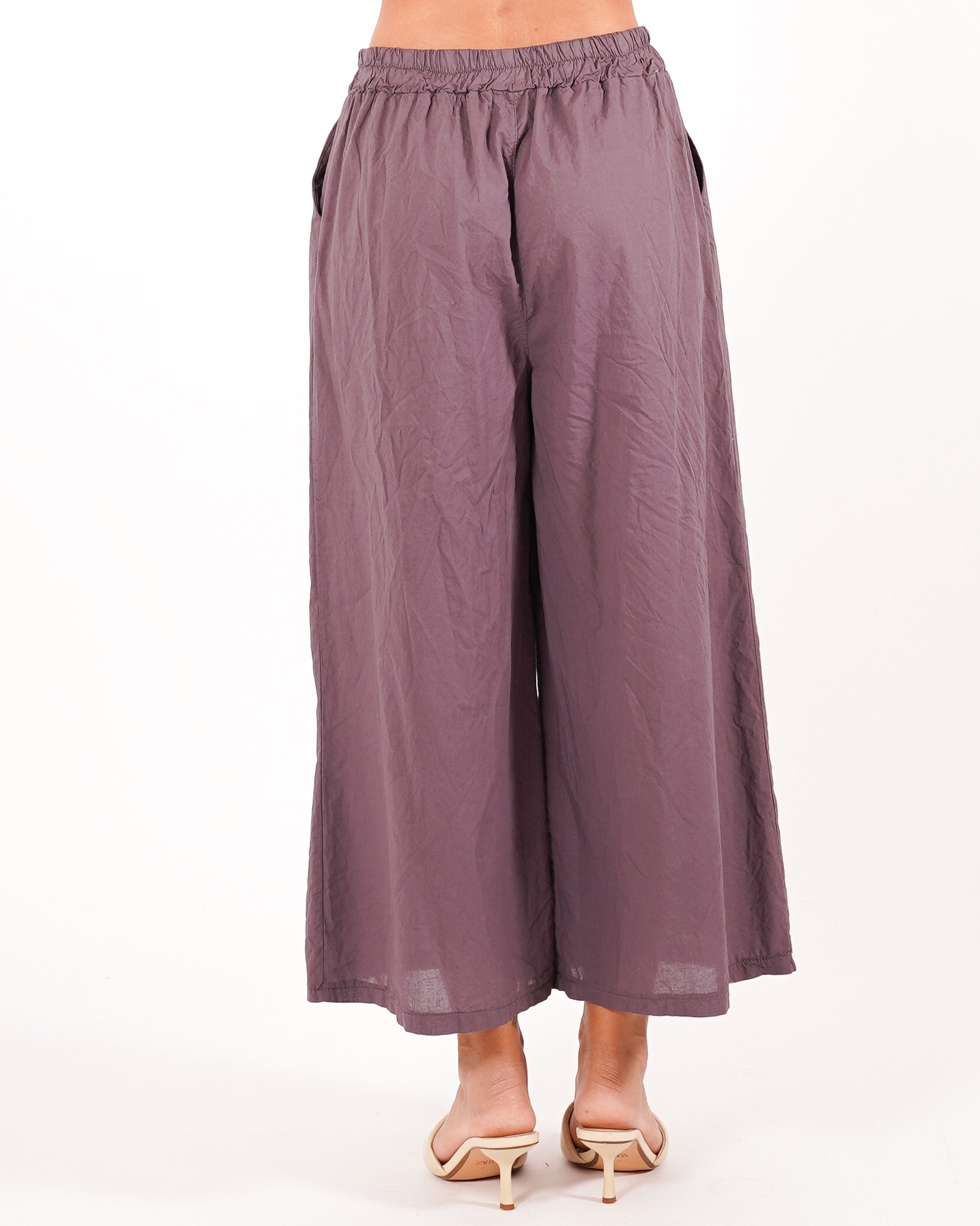 Coordinato camicia con nodo e pantaloni cropped - Dulcinea