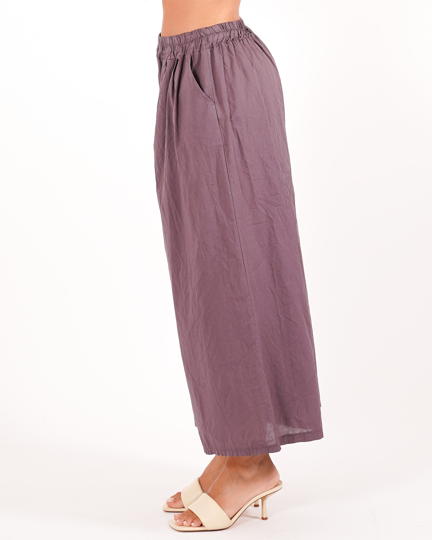 Coordinato camicia con nodo e pantaloni cropped - Dulcinea