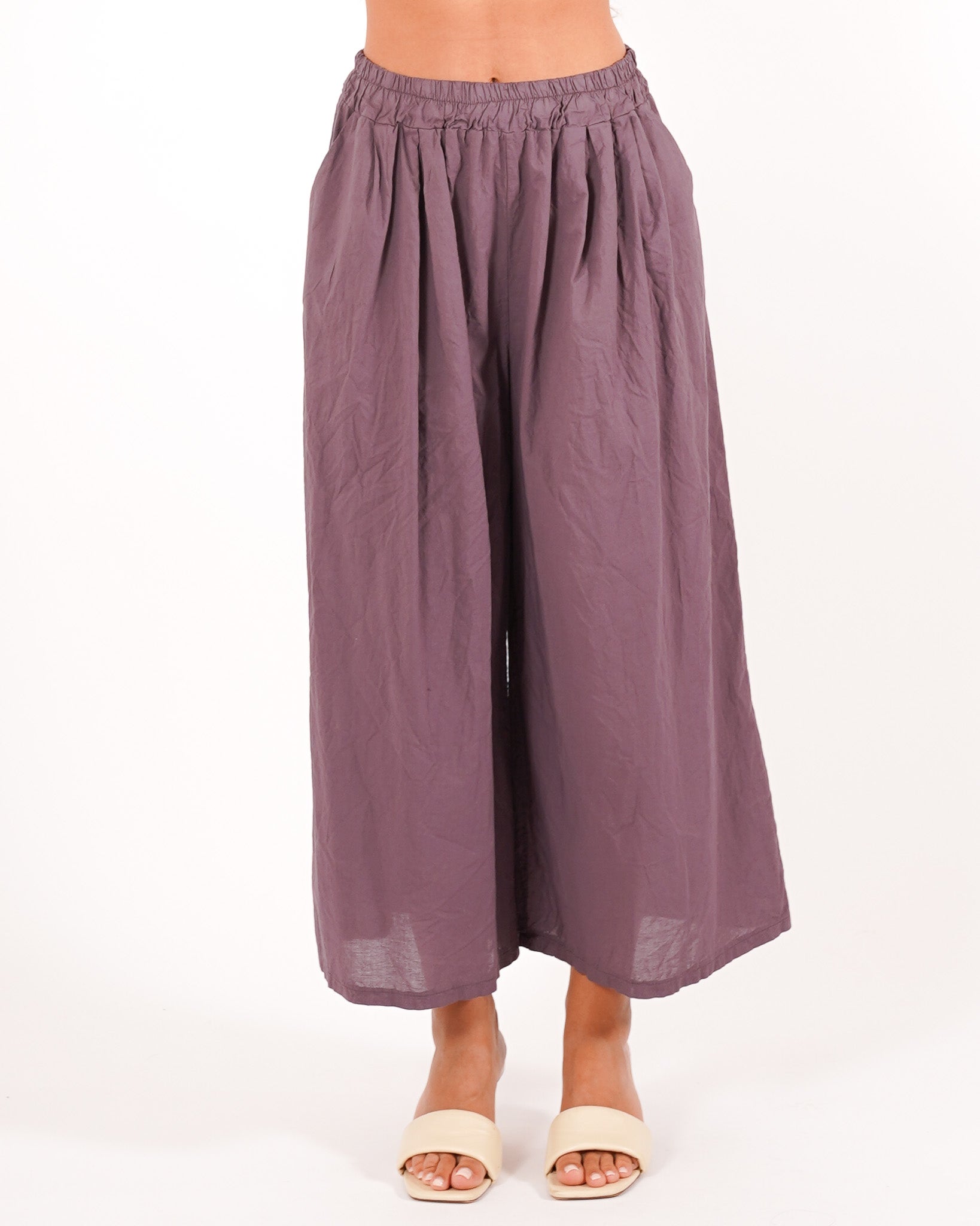 Coordinato camicia con nodo e pantaloni cropped - Dulcinea