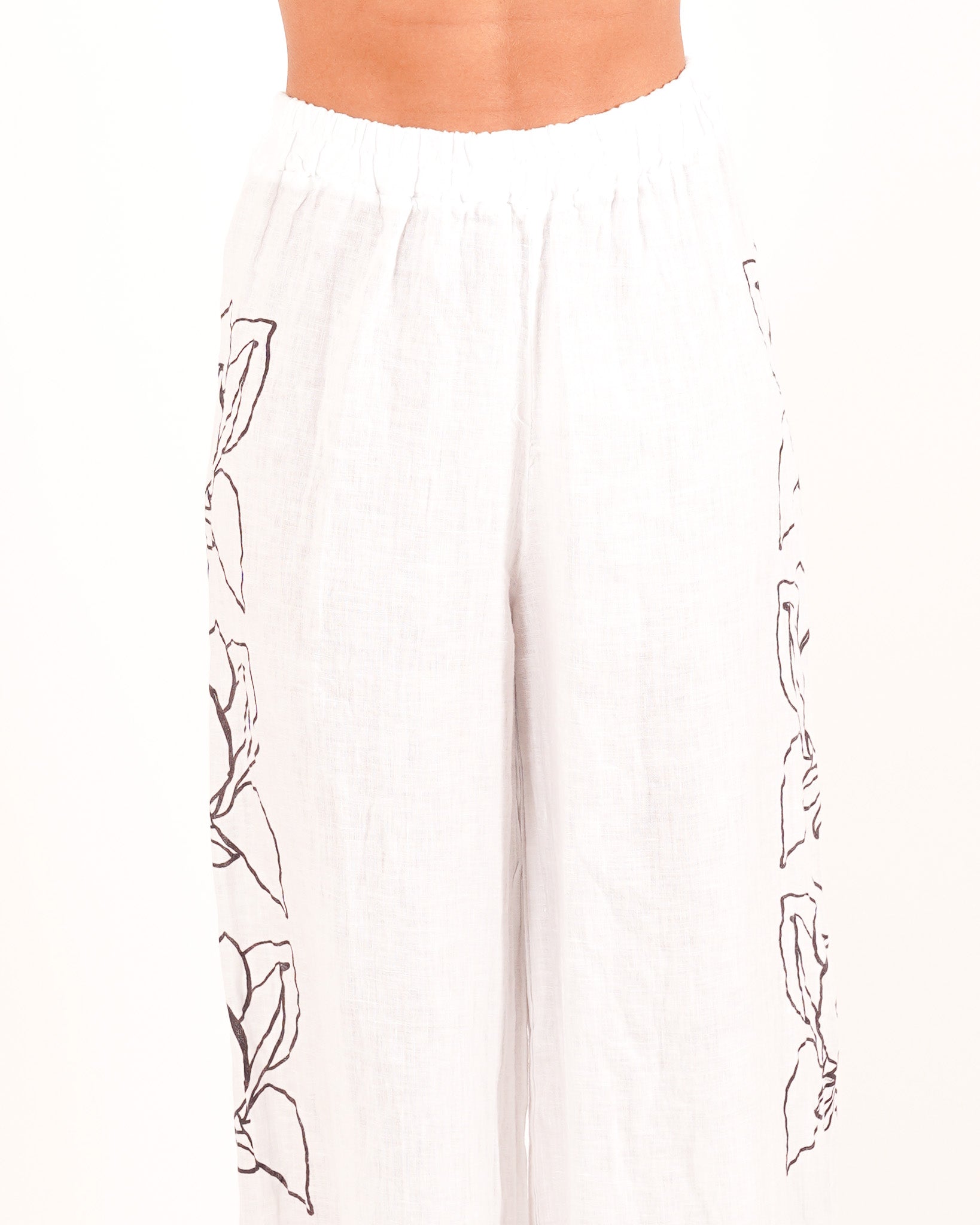 Coordinato camicia e pantaloni con disegno fiore - Corazon