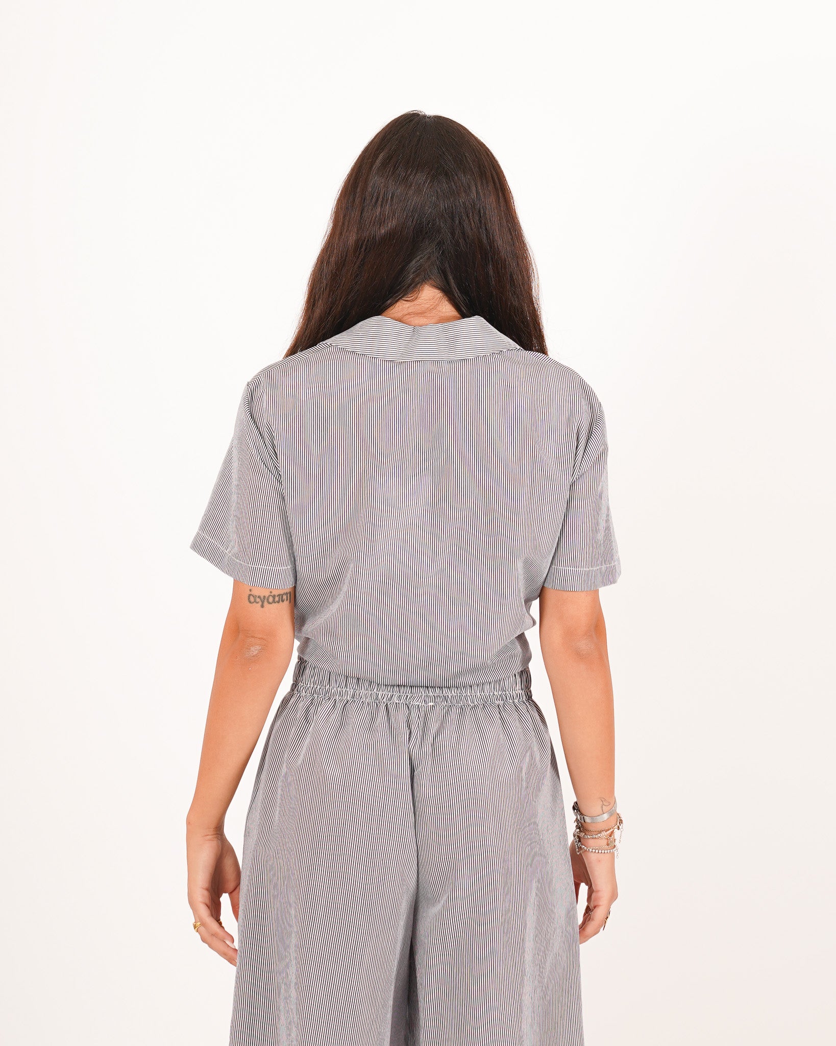 Coordinato camicia con nodo e bermuda - Antioca