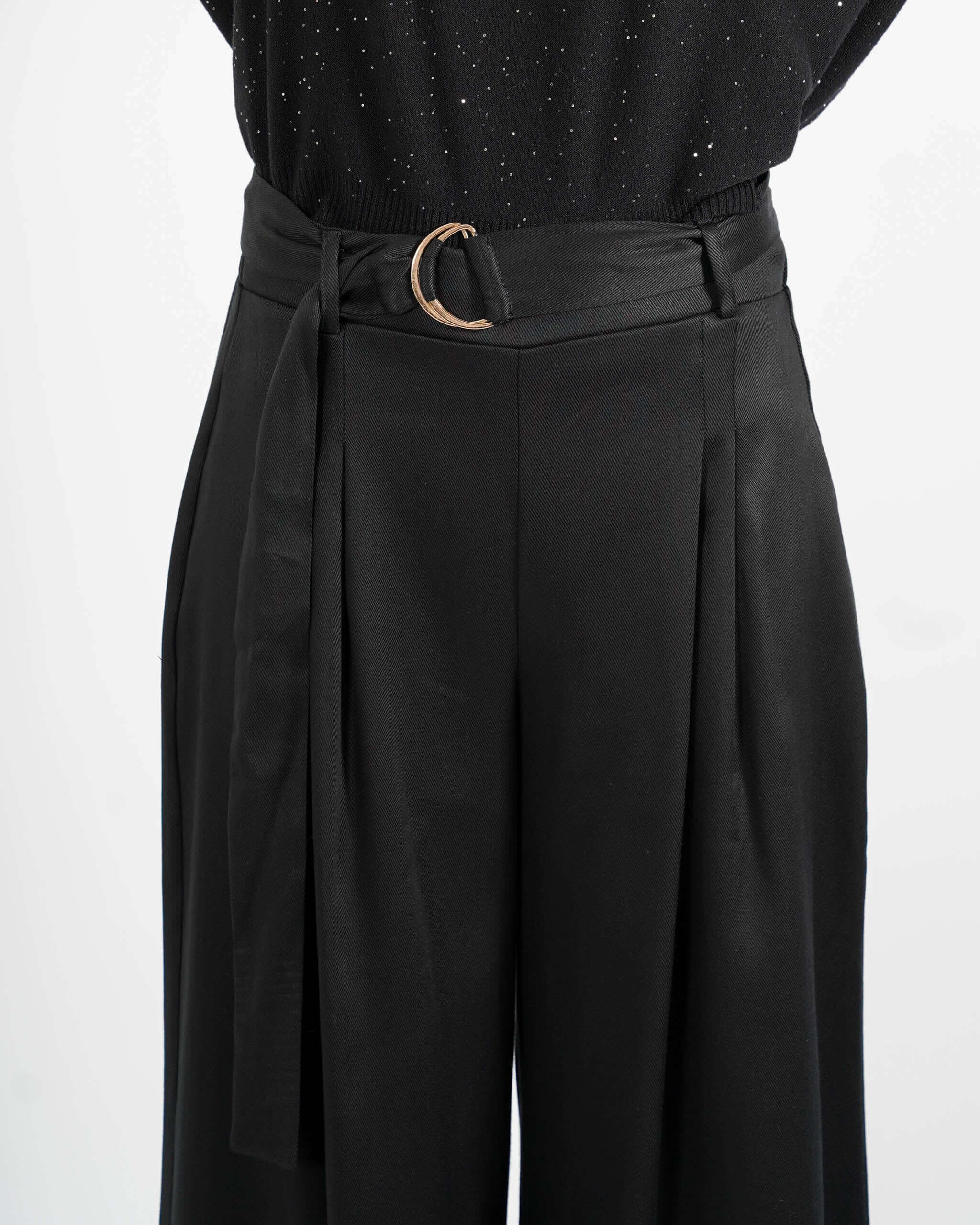 Pantaloni con cintura e pence - Alleanza - Hope Fashion