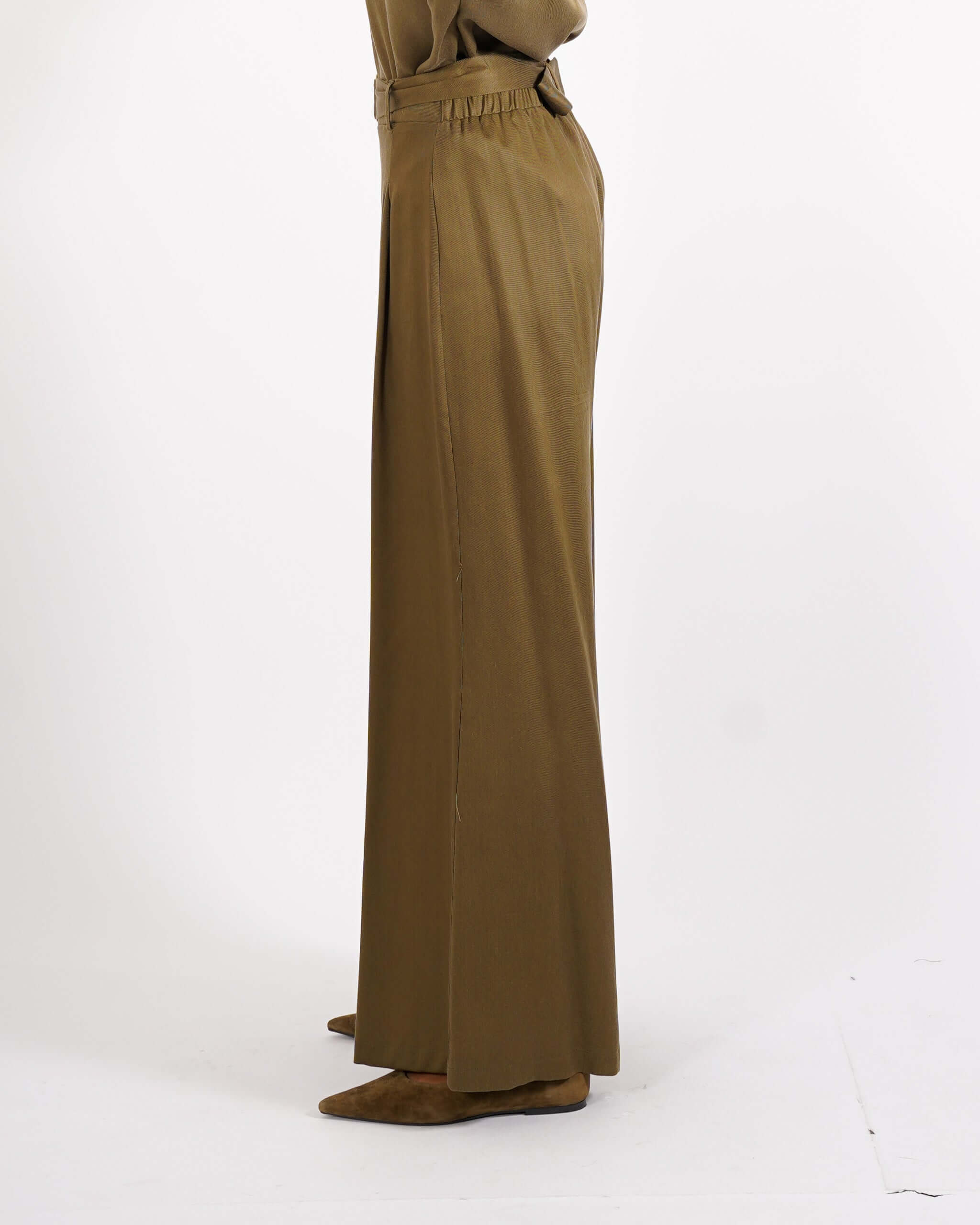 Pantaloni con cintura e pence - Alleanza - Hope Fashion