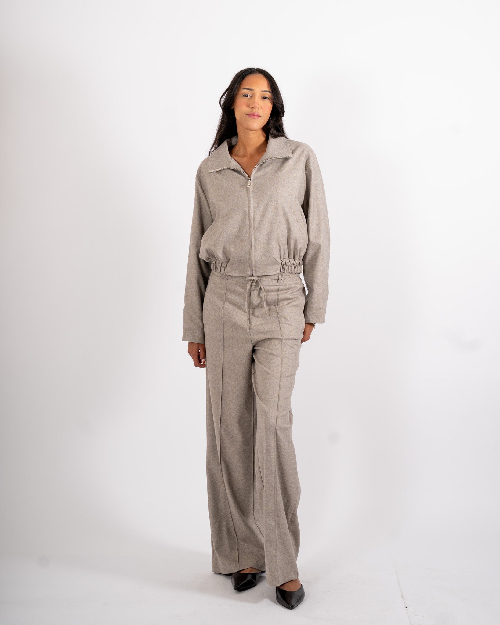 Bomber con zip e tasche - Sisle