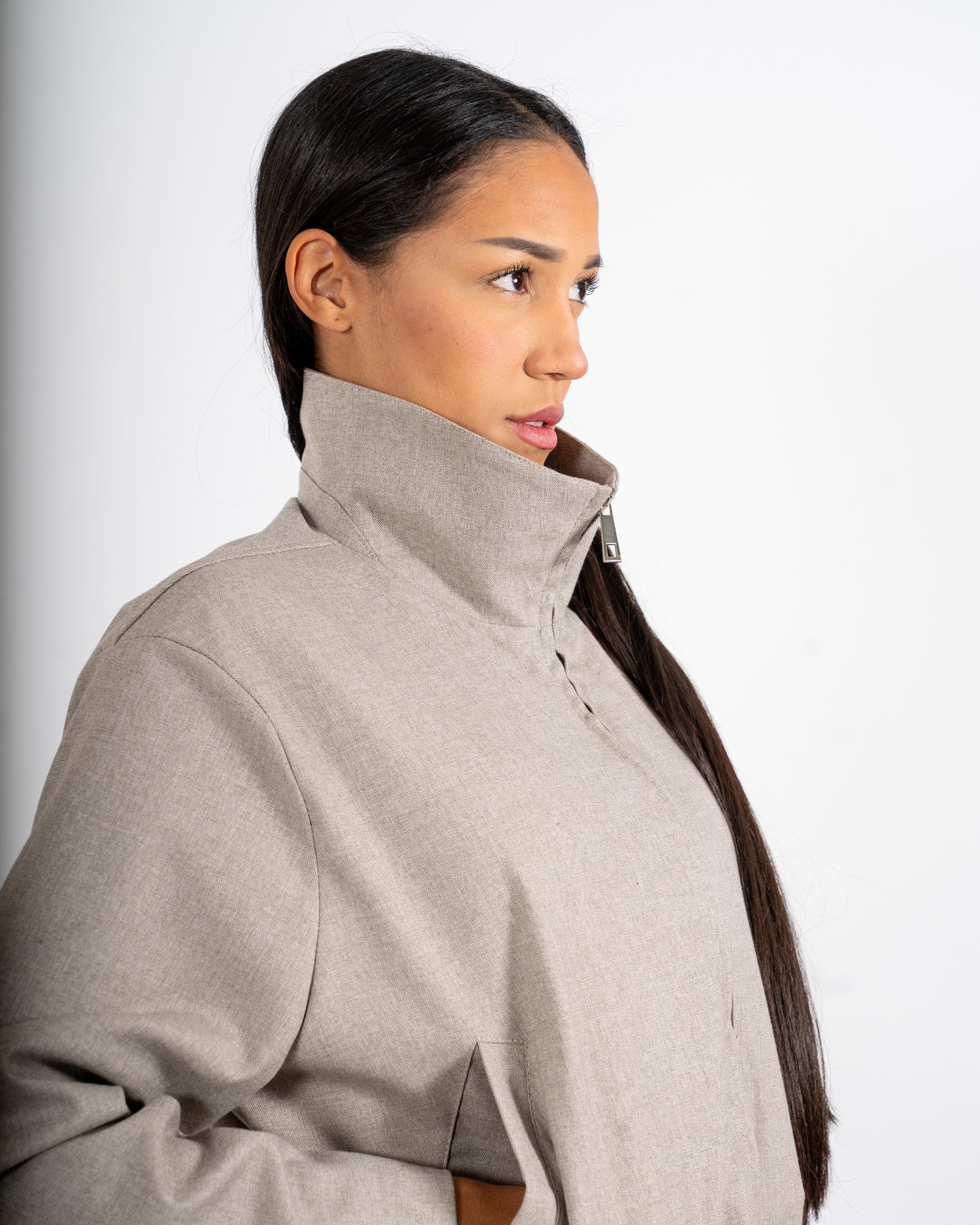 Bomber con zip e tasche - Sisle