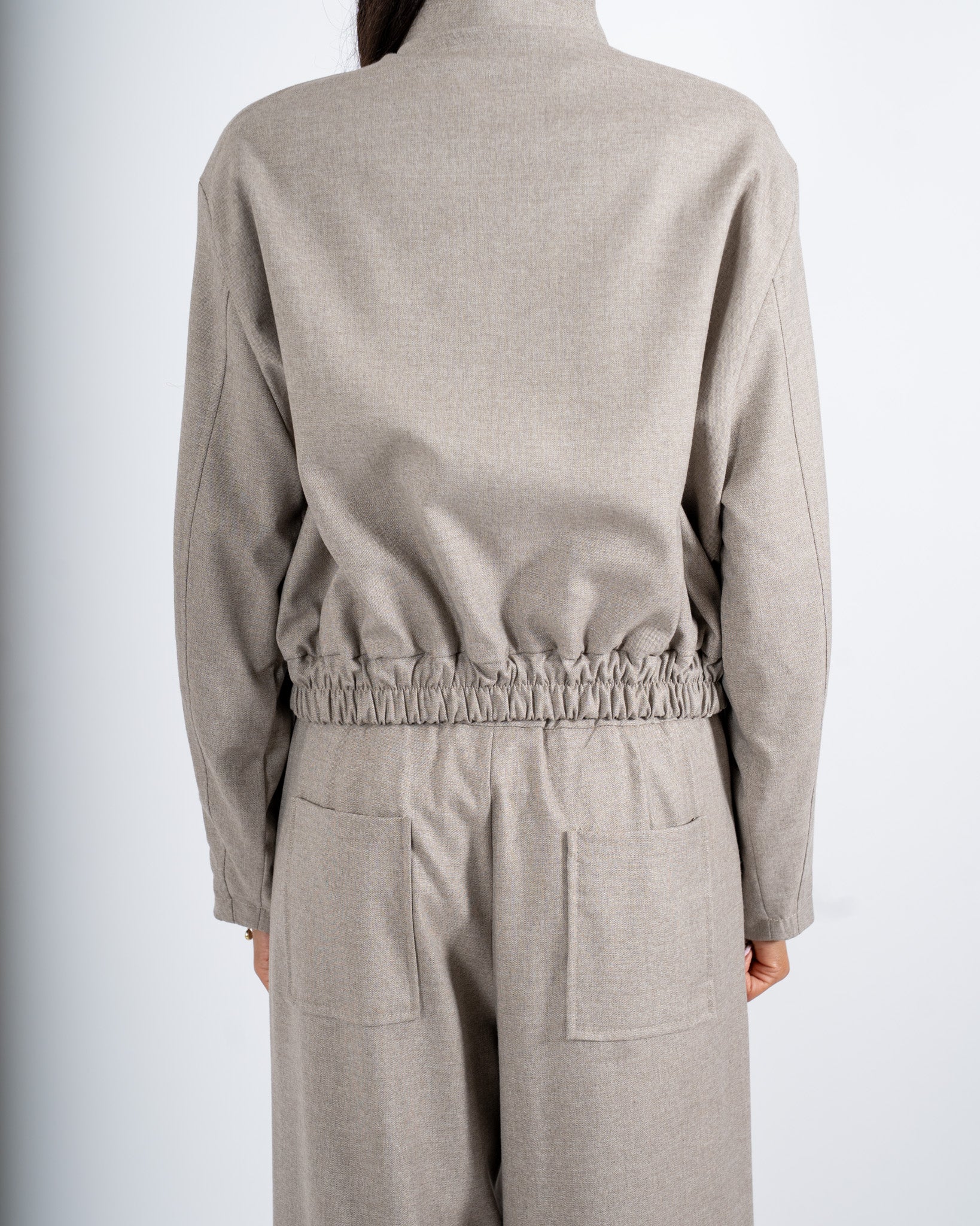 Bomber con zip e tasche - Sisle