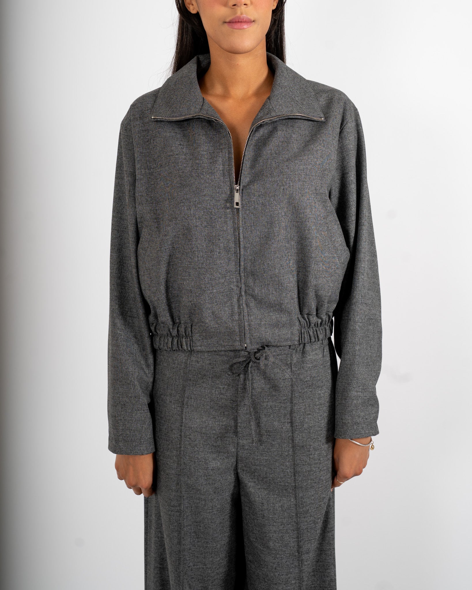 Bomber con zip e tasche - Sisle