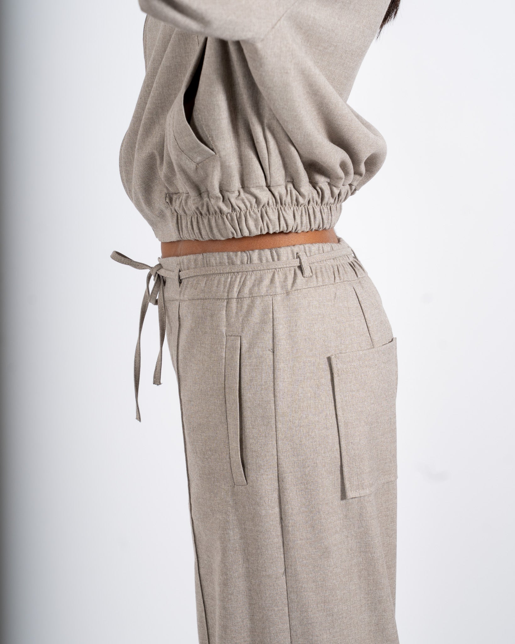 Pantaloni con coulisse e tasche - Siabella