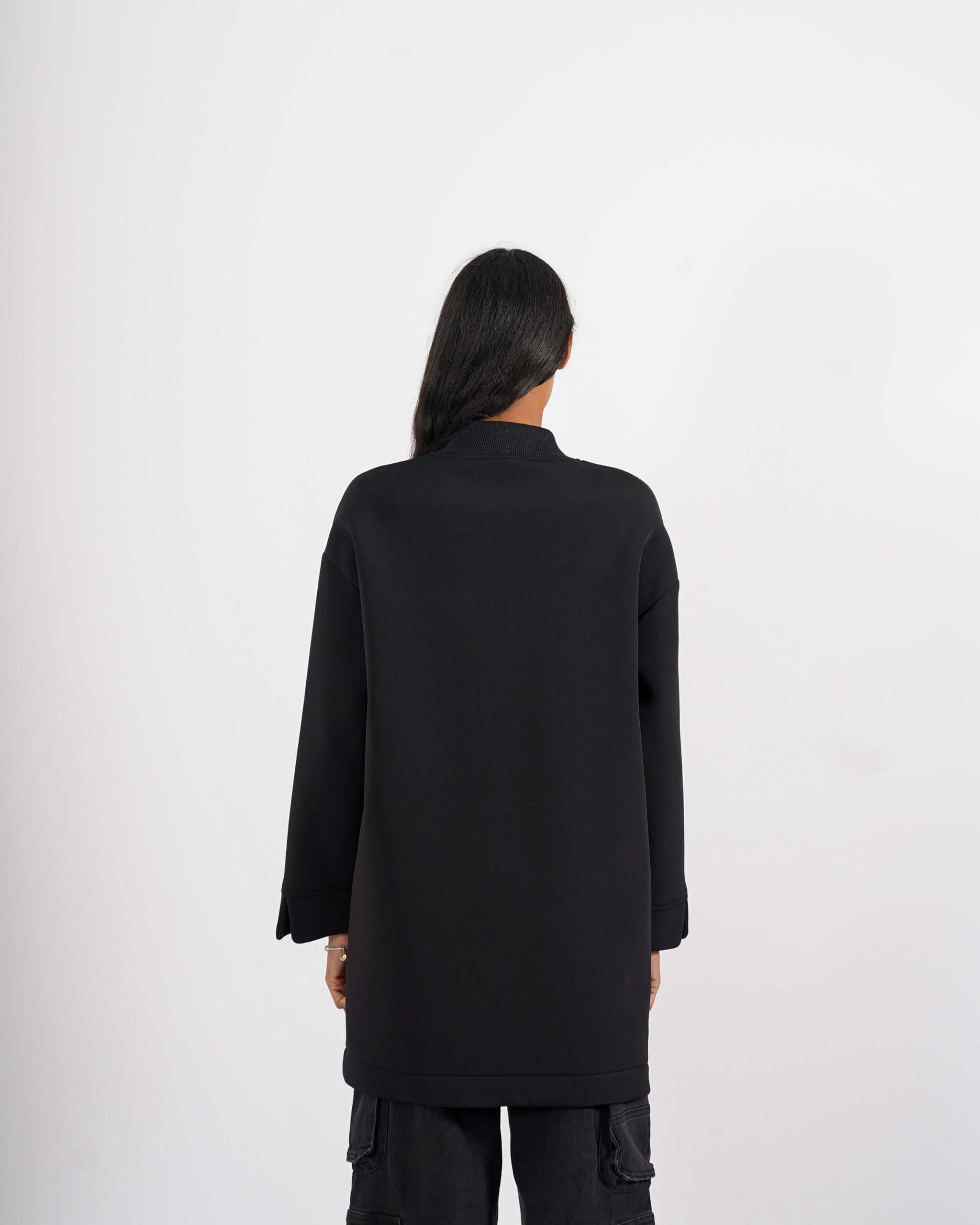 Cappotto 3/4 in tessuto neoprene - Petula - Hope Fashion