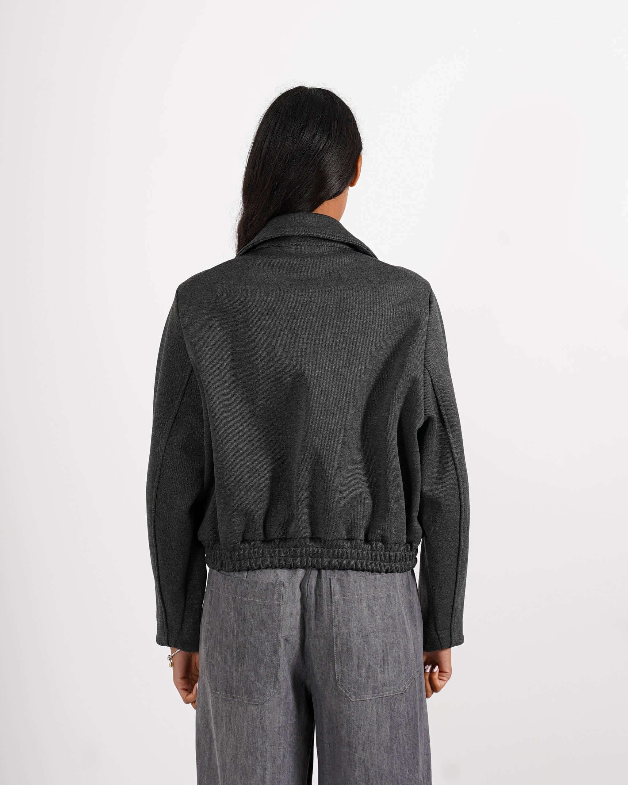 Bomber over in tessuto diagonale - Ademola - Hope Fashion