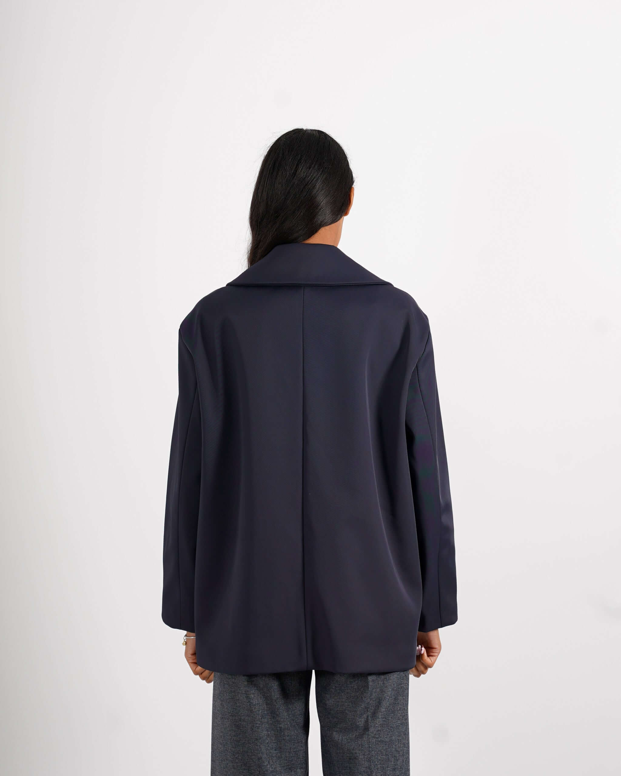 Giacca monopetto in tessuto nylon leggero - Donelle - Hope Fashion