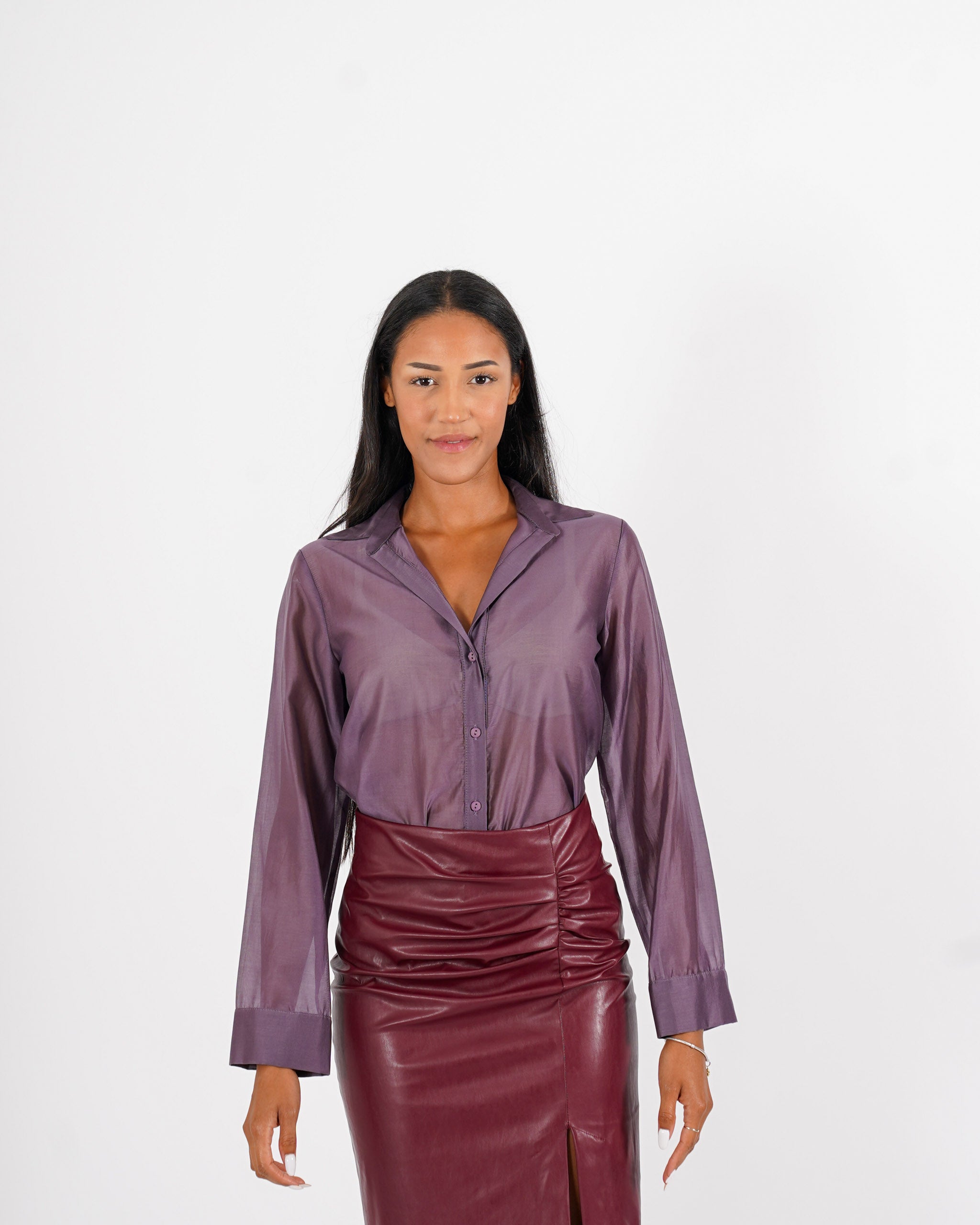Camicia manica lunga regular fit - Selenia