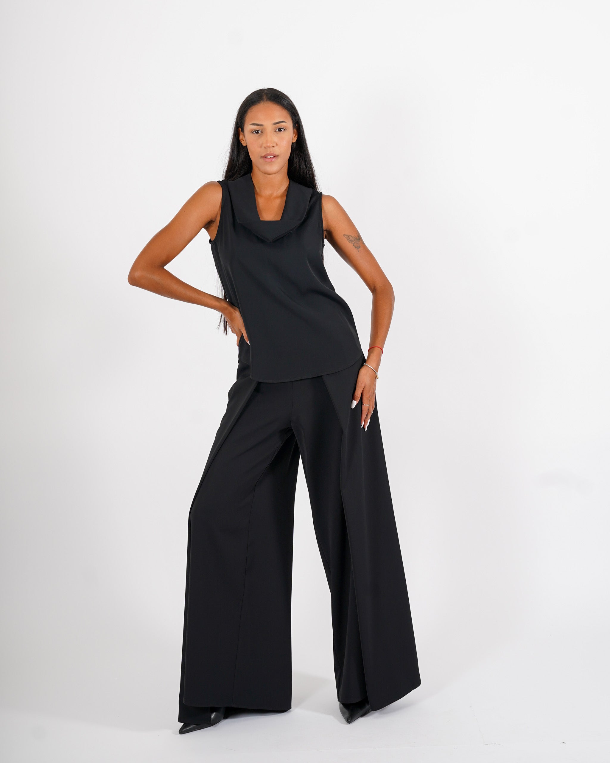 Pantaloni con bustino a gamba larga - Giuditta