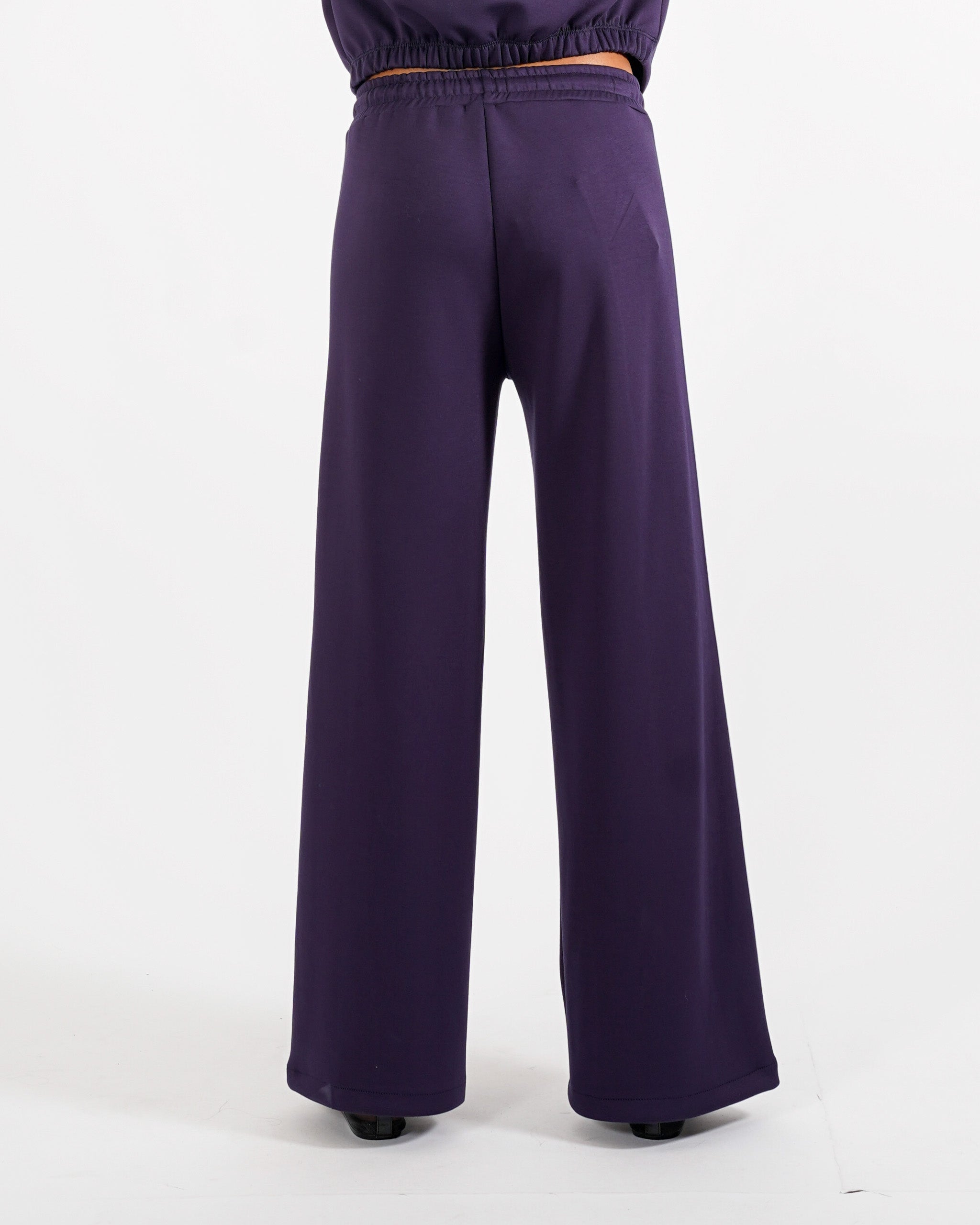 Pantaloni felpa con elastico e coulisse - Lucia