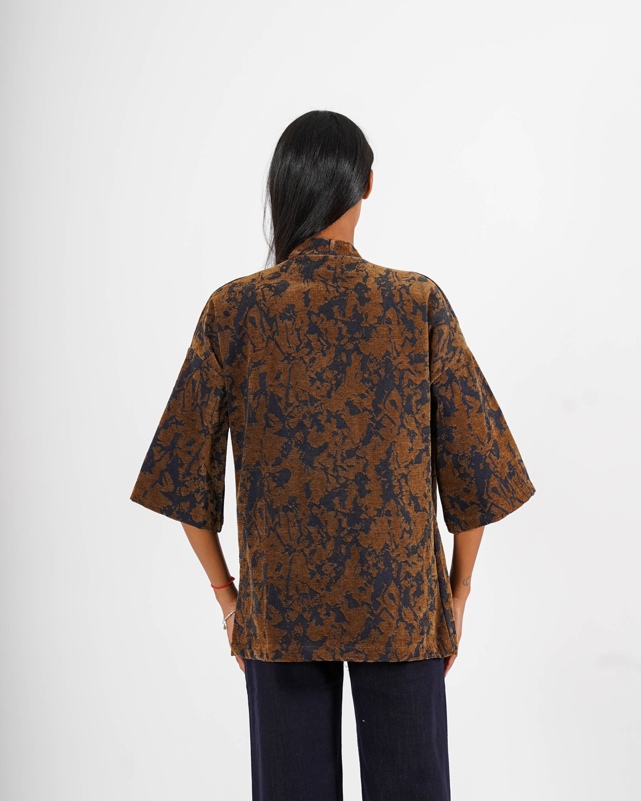 Kimono in tessuto jacquard - Lidia