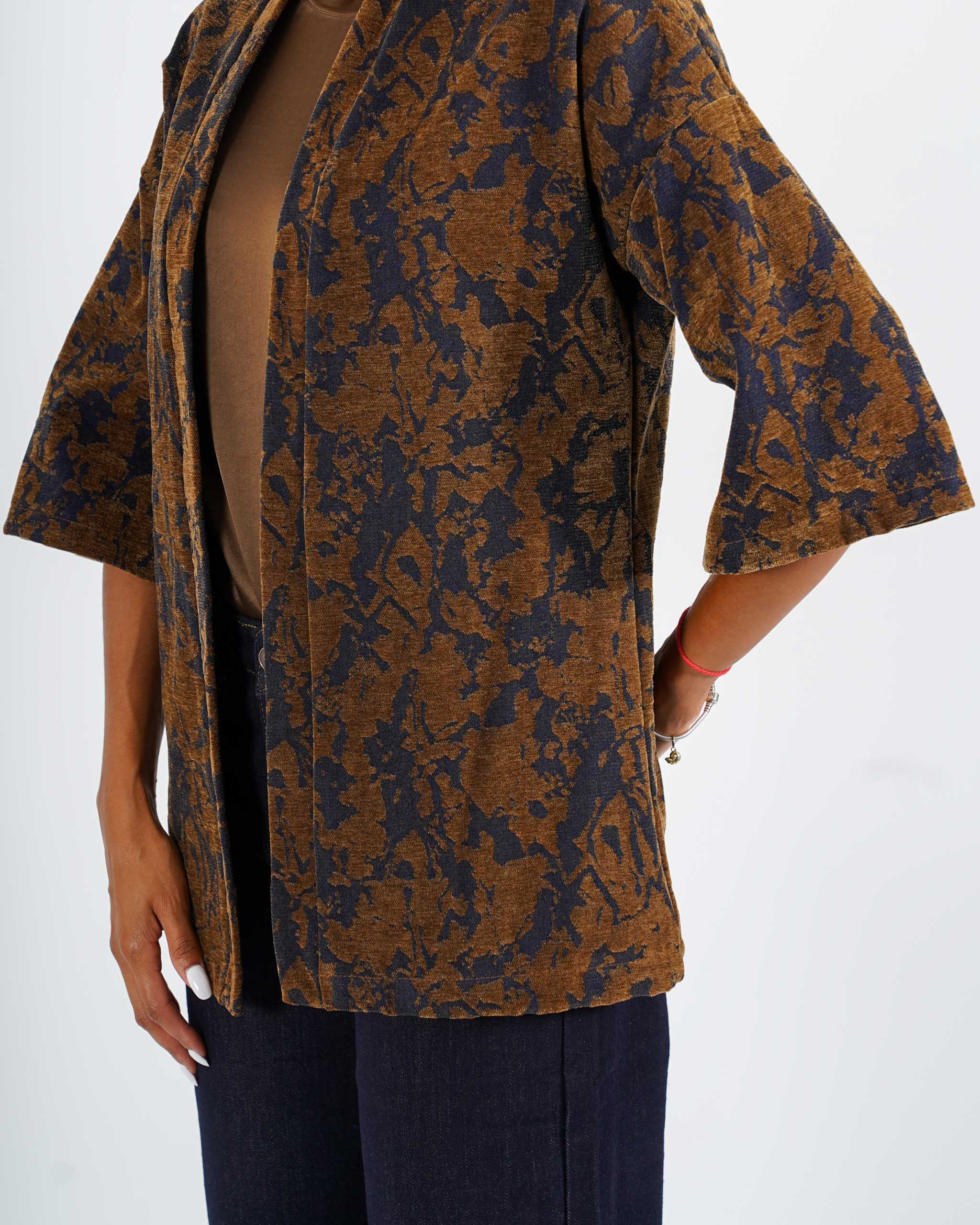 Kimono in tessuto jacquard - Lidia
