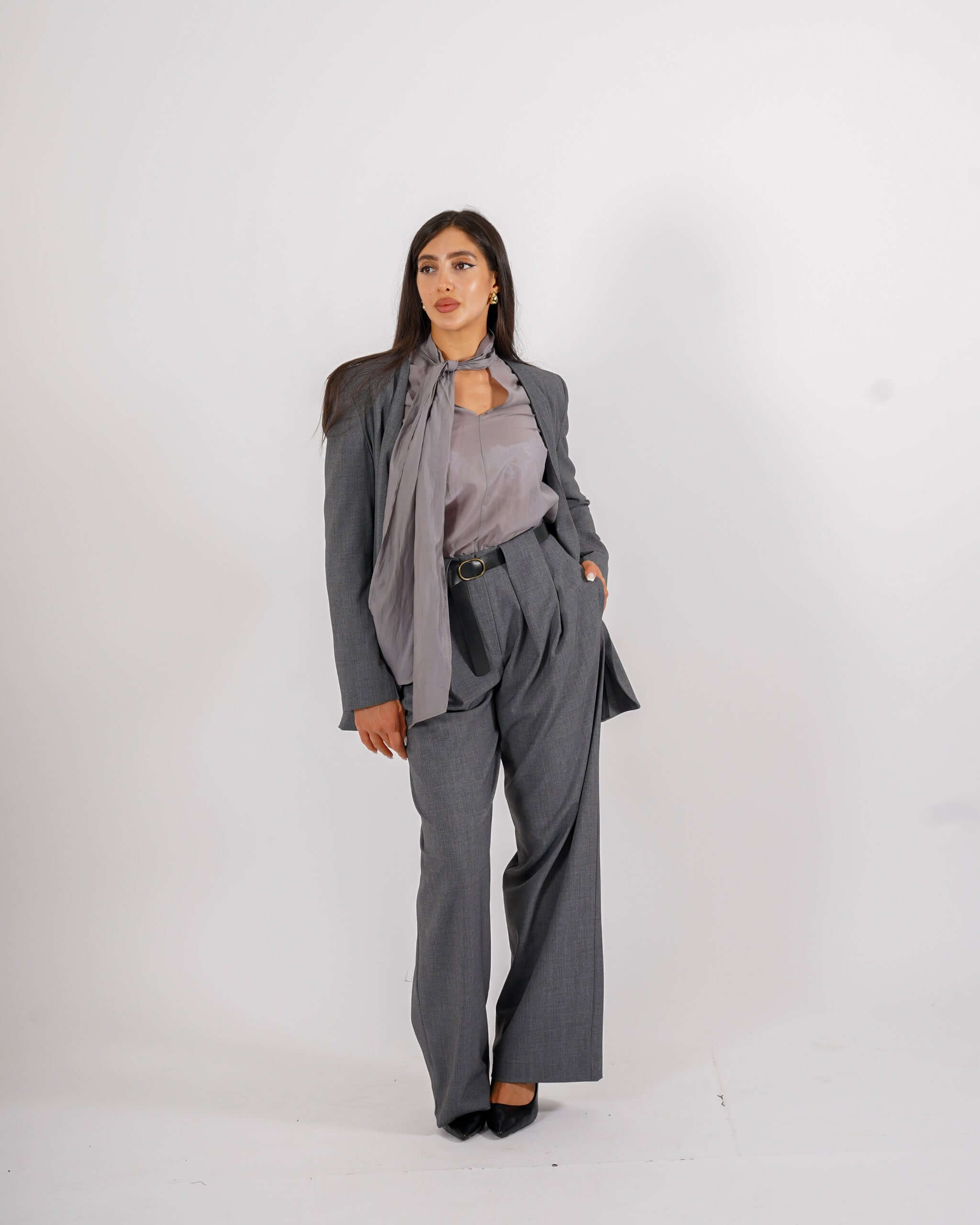Blusa con chaboud e maniche lunghe - Dorotea